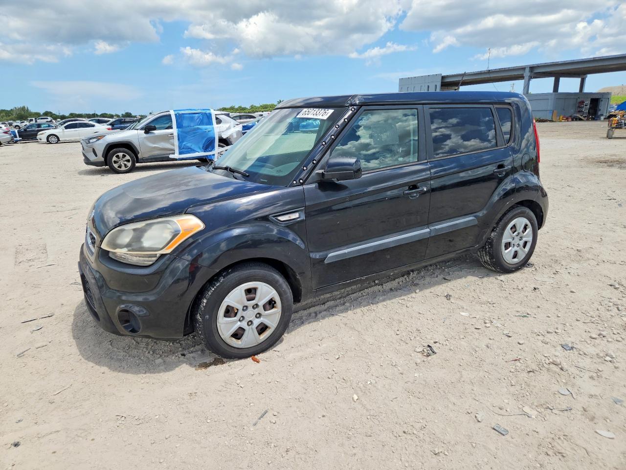 2012 Kia Soul Base Black vin: KNDJT2A57C7477196