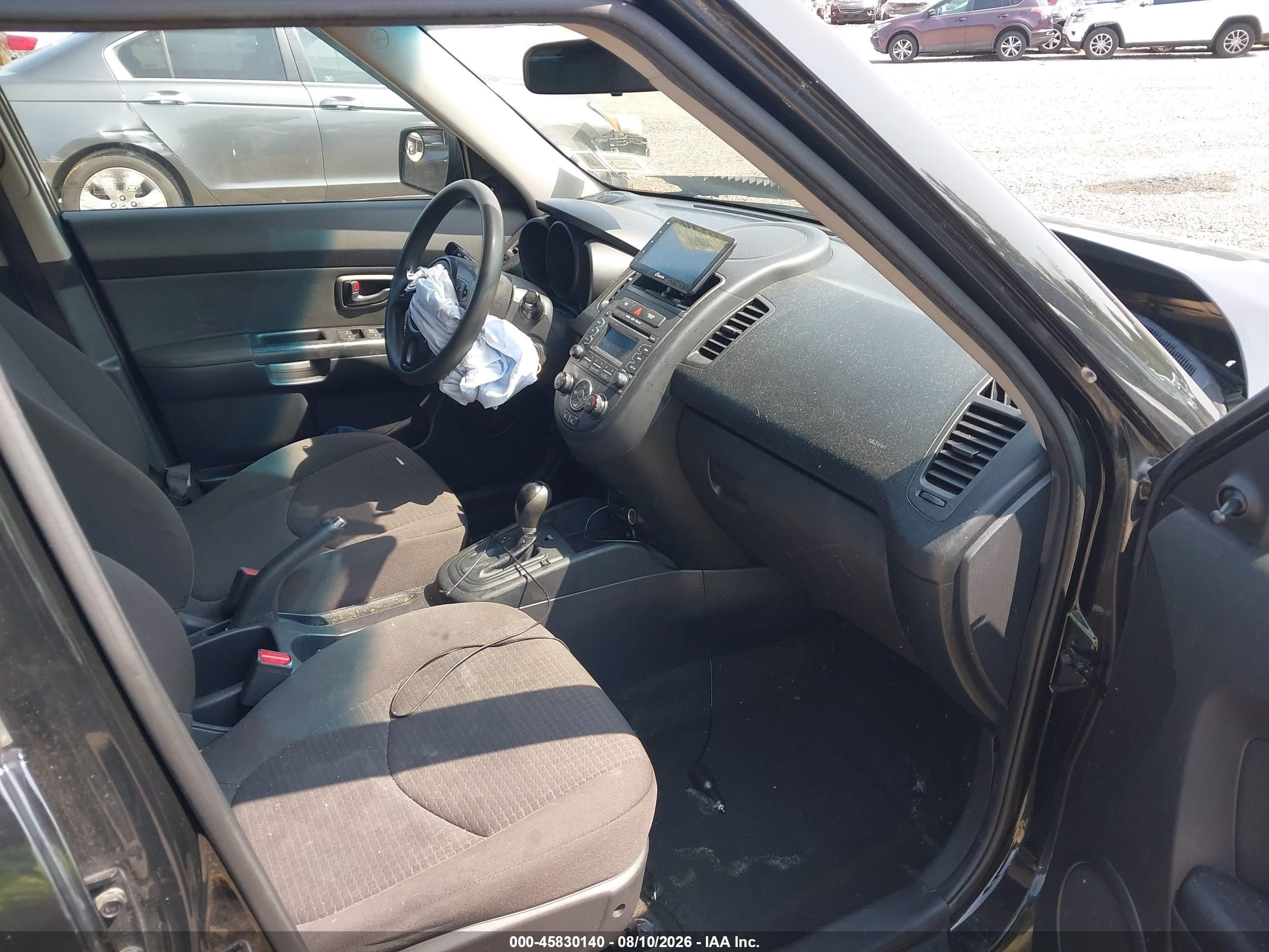 2012 Kia Soul   Black vin: KNDJT2A57C7748256