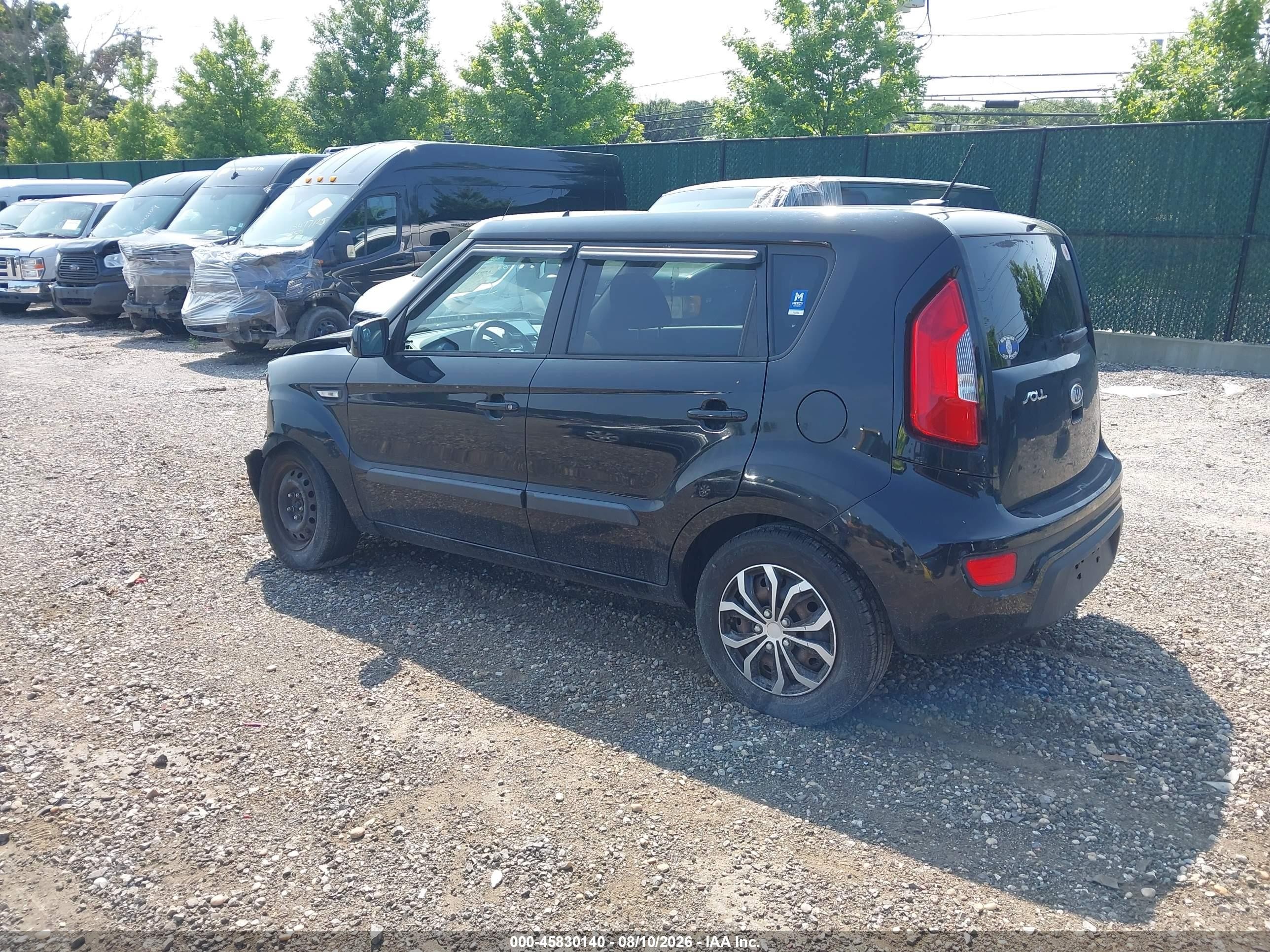 2012 Kia Soul   Black vin: KNDJT2A57C7748256