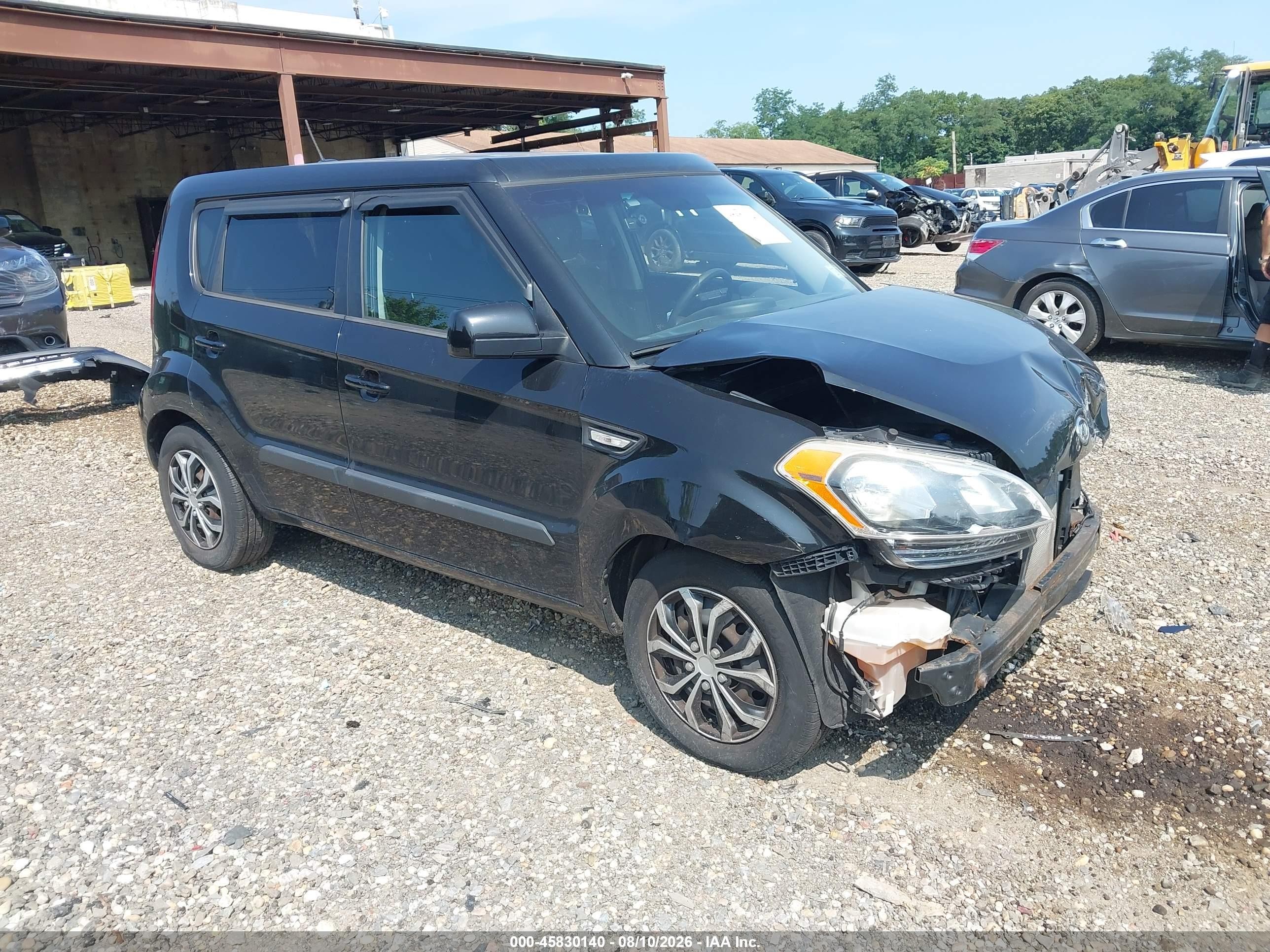 2012 Kia Soul   Black vin: KNDJT2A57C7748256