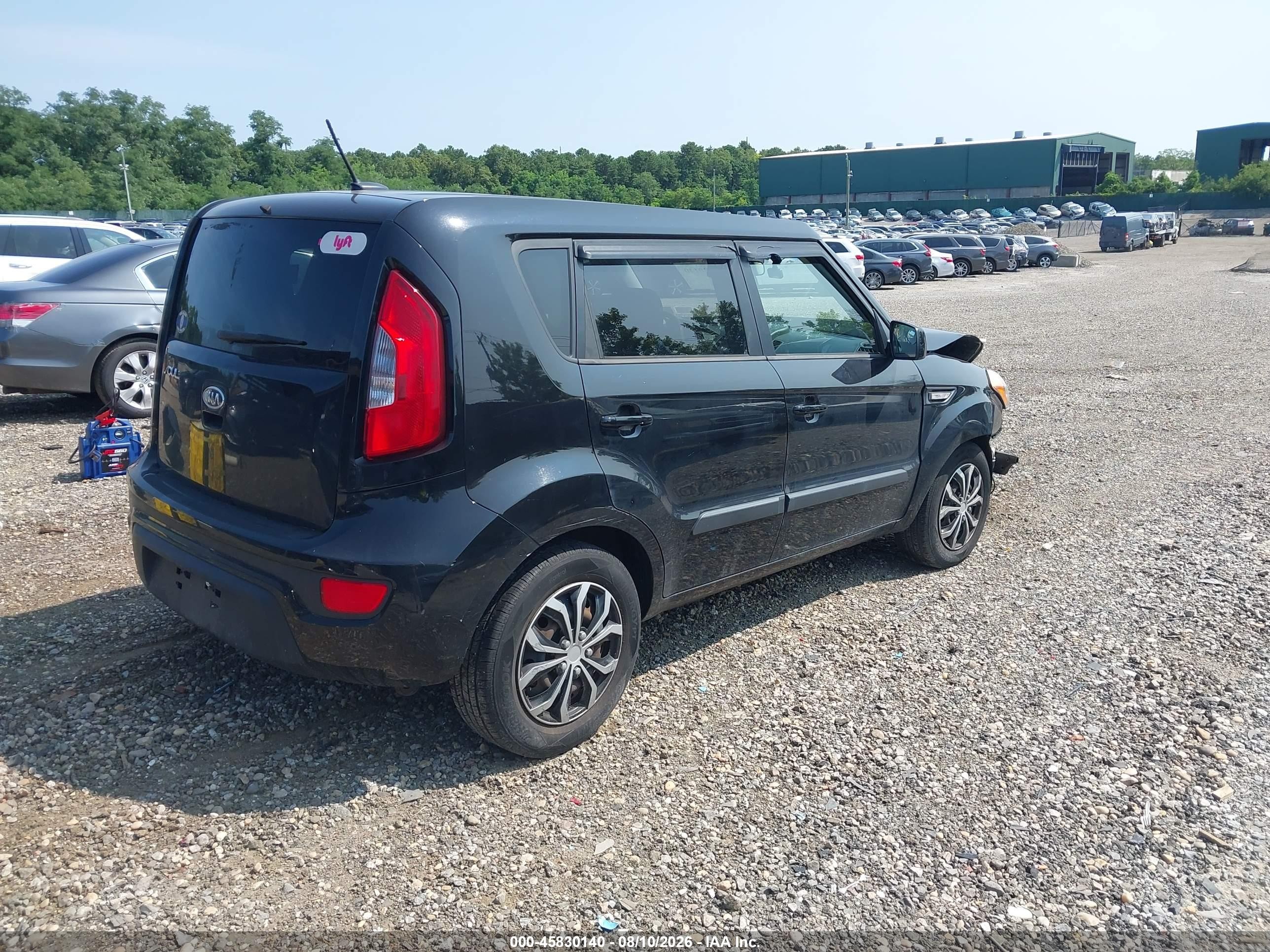 2012 Kia Soul   Black vin: KNDJT2A57C7748256
