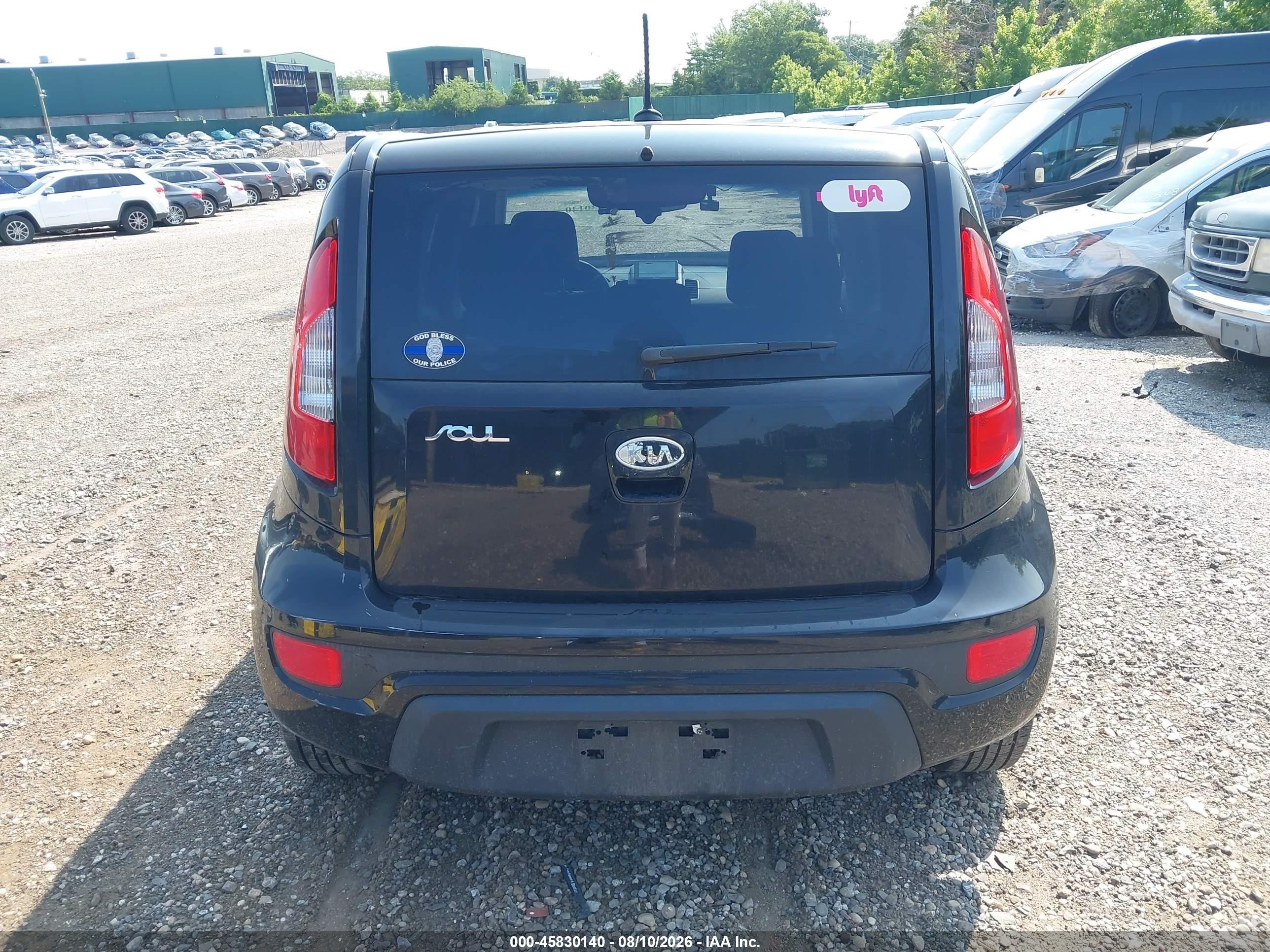 2012 Kia Soul   Black vin: KNDJT2A57C7748256