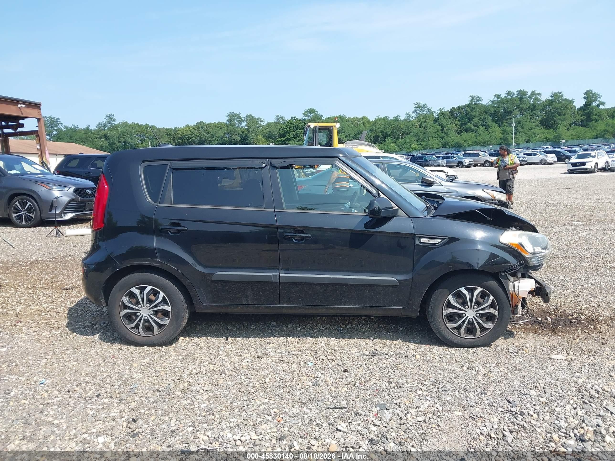 2012 Kia Soul   Black vin: KNDJT2A57C7748256