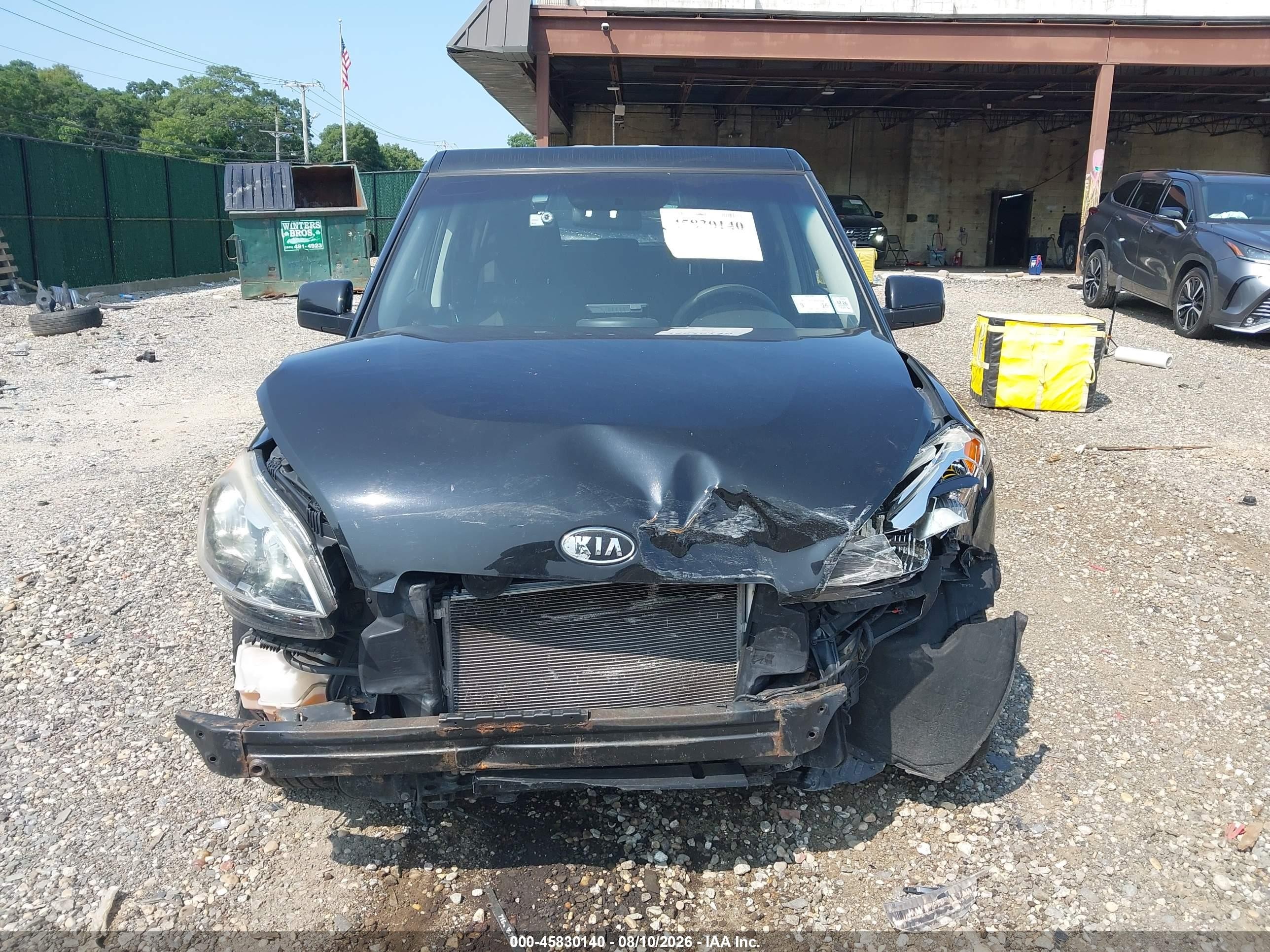 2012 Kia Soul   Black vin: KNDJT2A57C7748256