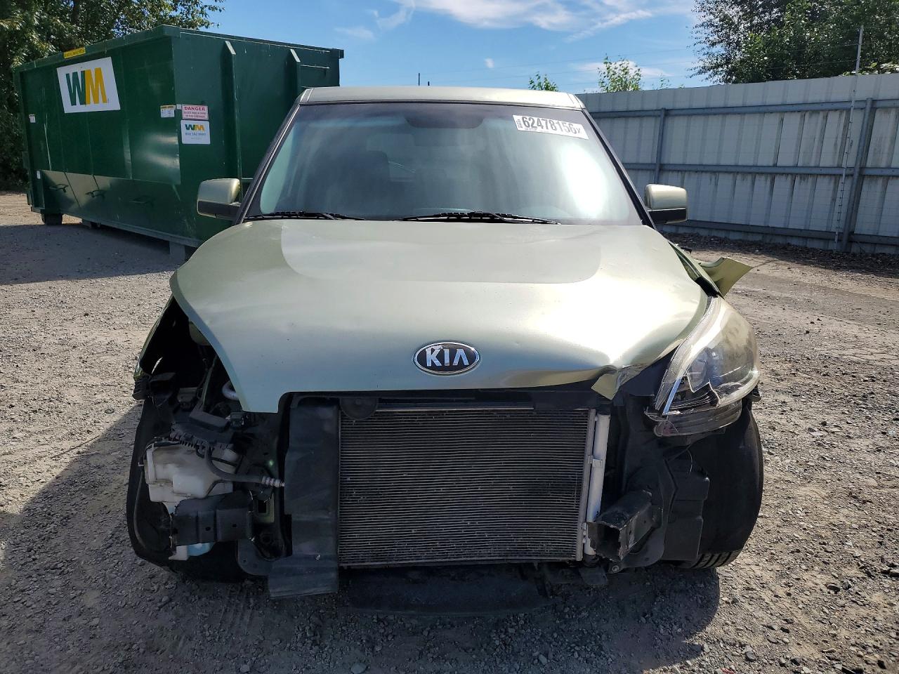 2013 Kia Soul Base Green vin: KNDJT2A57D7511736
