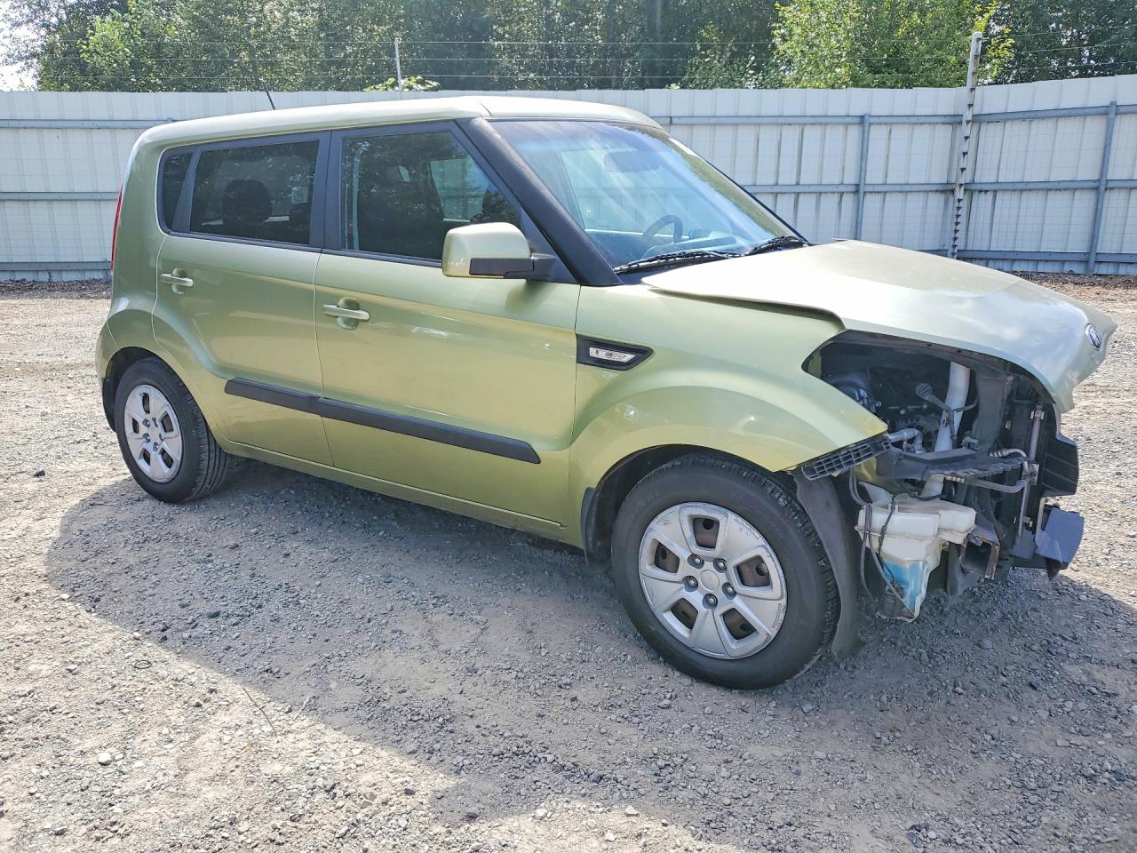 2013 Kia Soul Base Green vin: KNDJT2A57D7511736