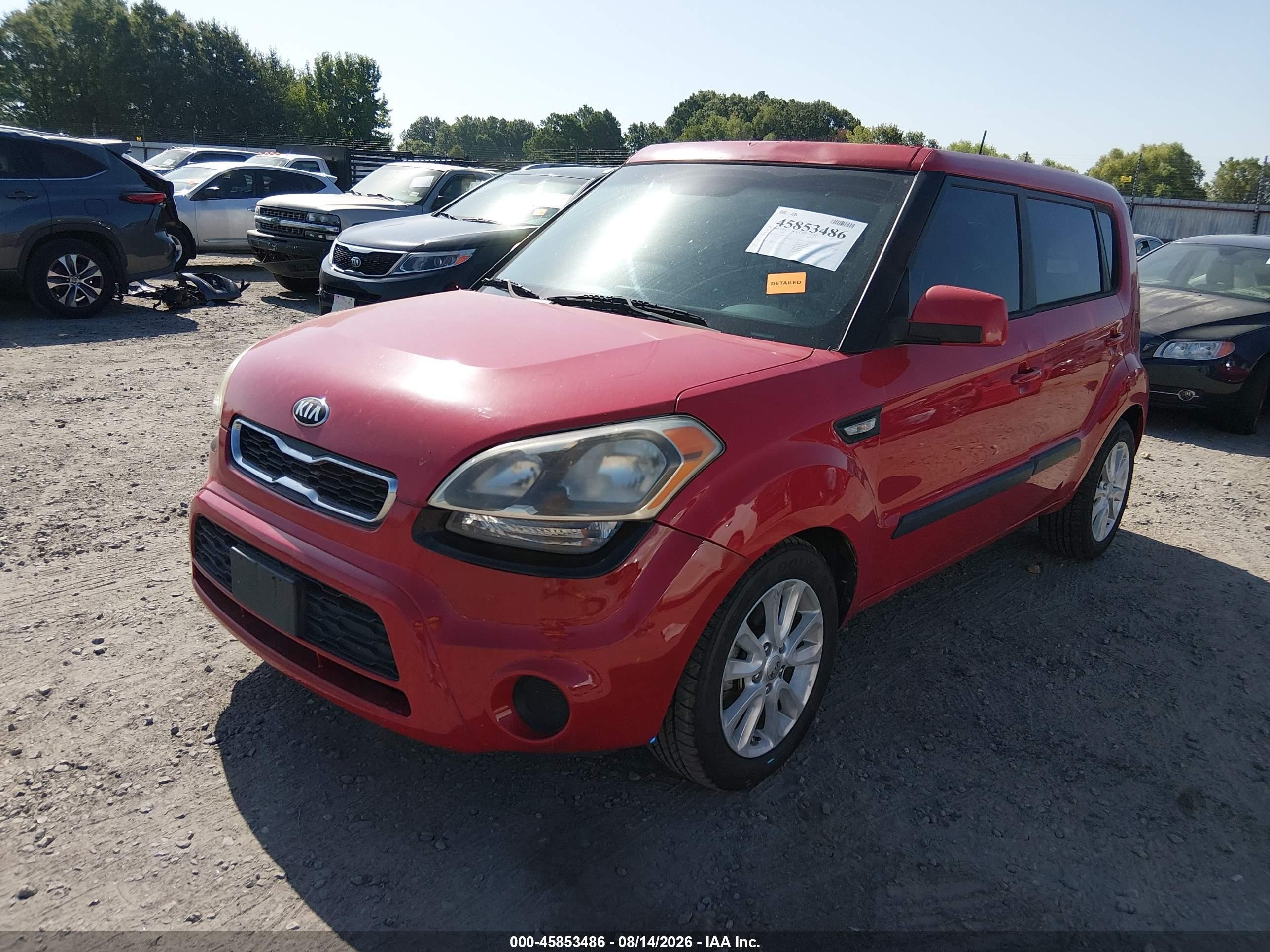 2013 Kia Soul   Red vin: KNDJT2A57D7556255