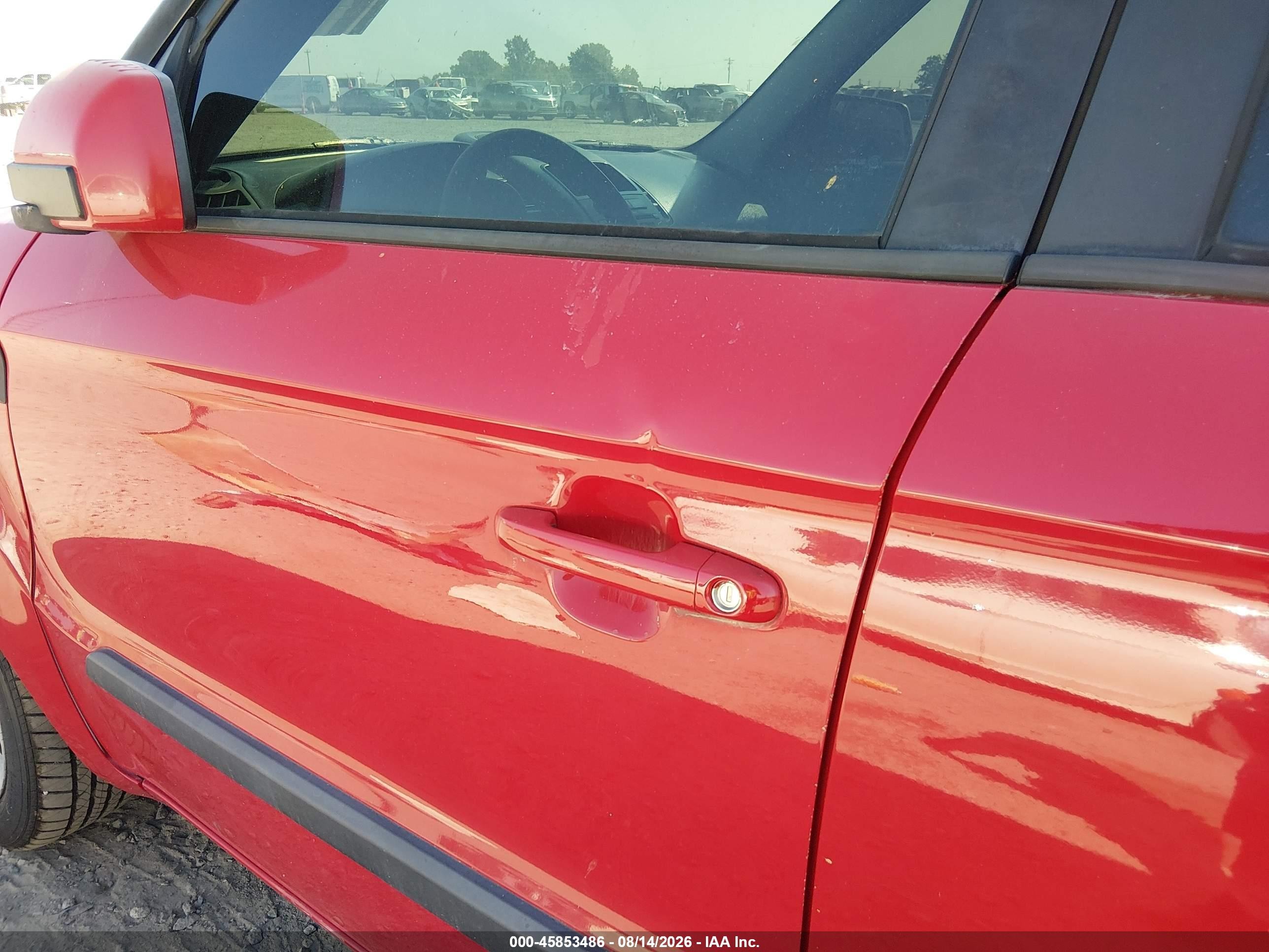 2013 Kia Soul   Red vin: KNDJT2A57D7556255
