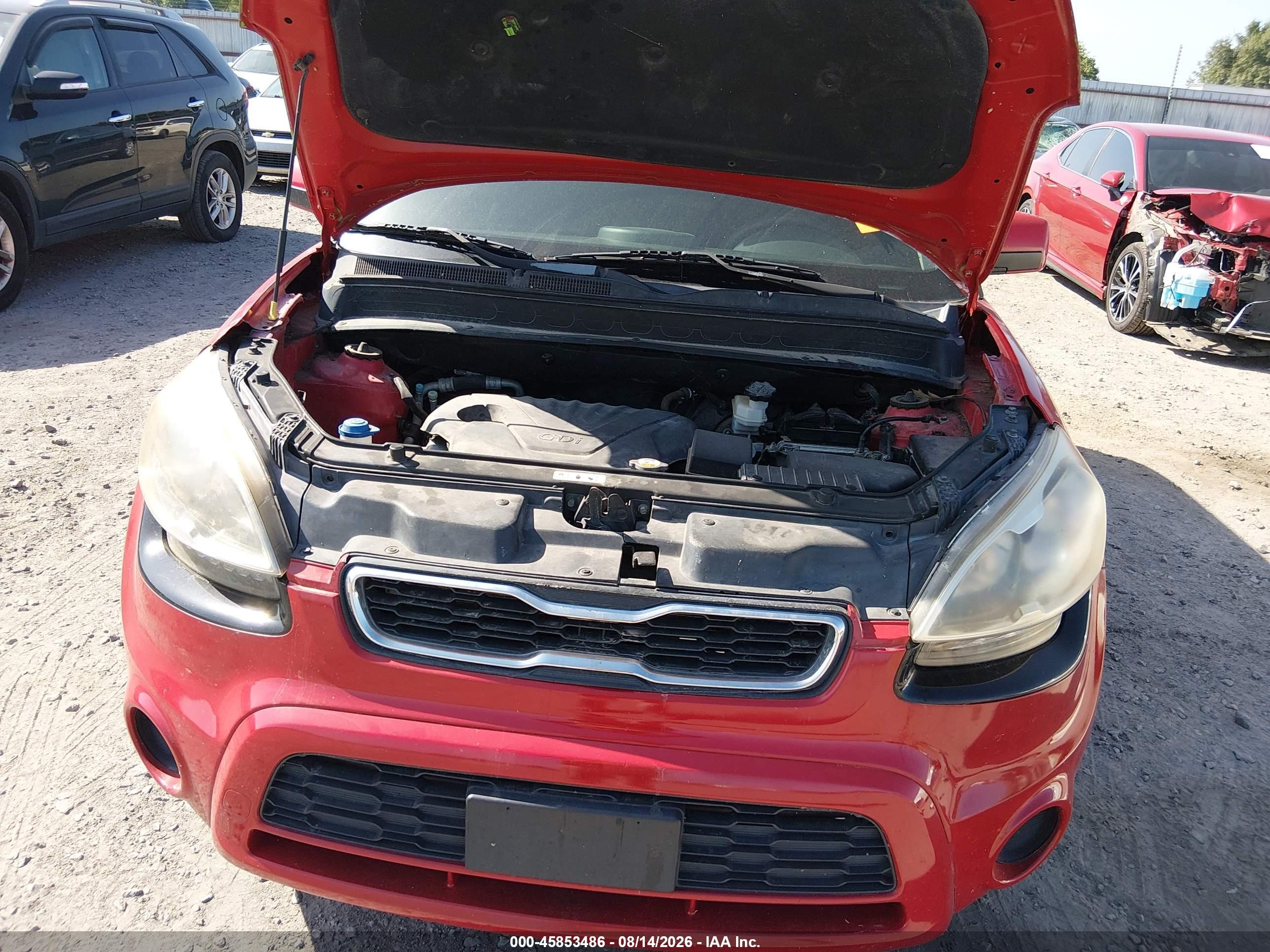 2013 Kia Soul   Red vin: KNDJT2A57D7556255