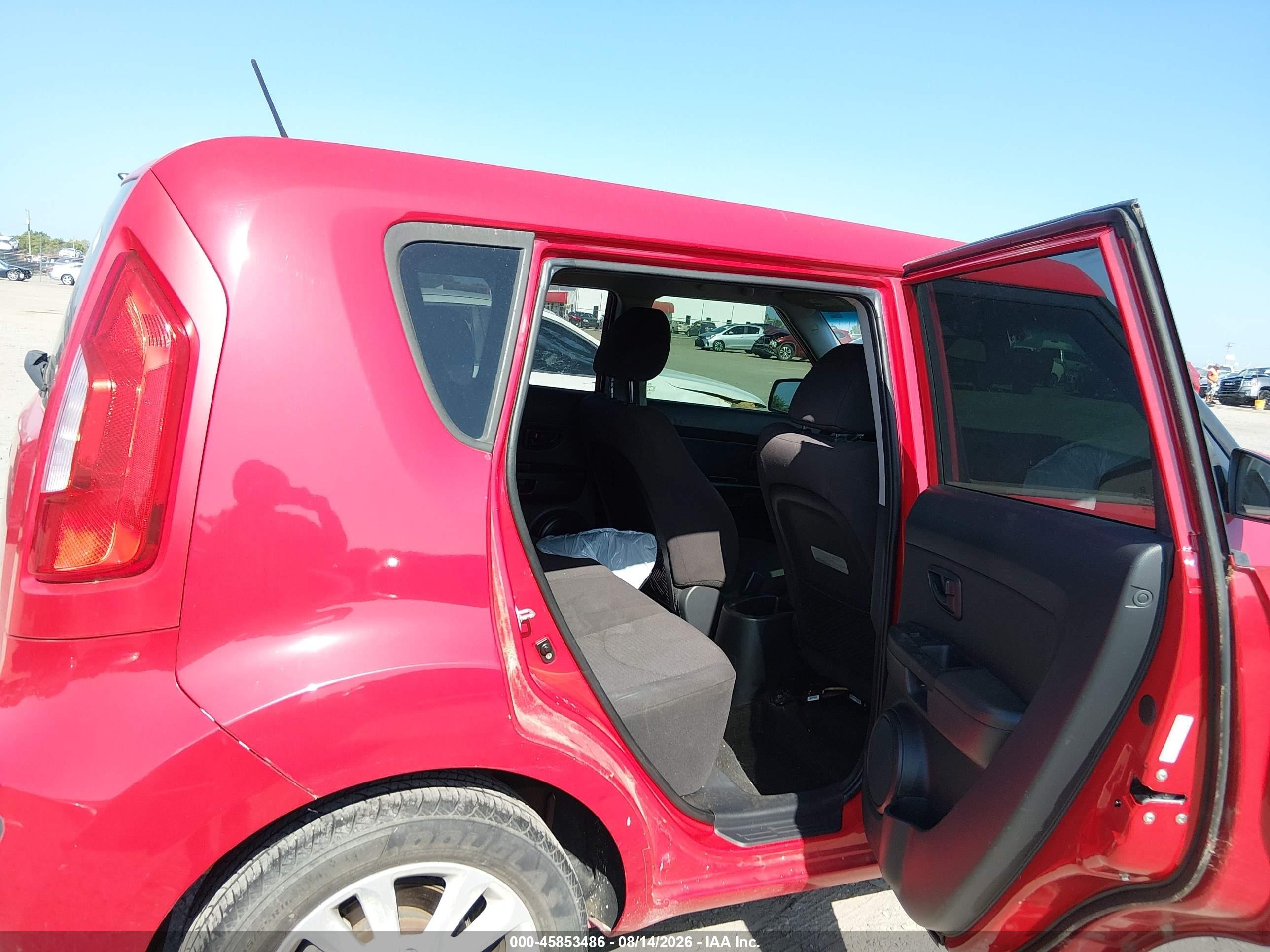 2013 Kia Soul   Red vin: KNDJT2A57D7556255