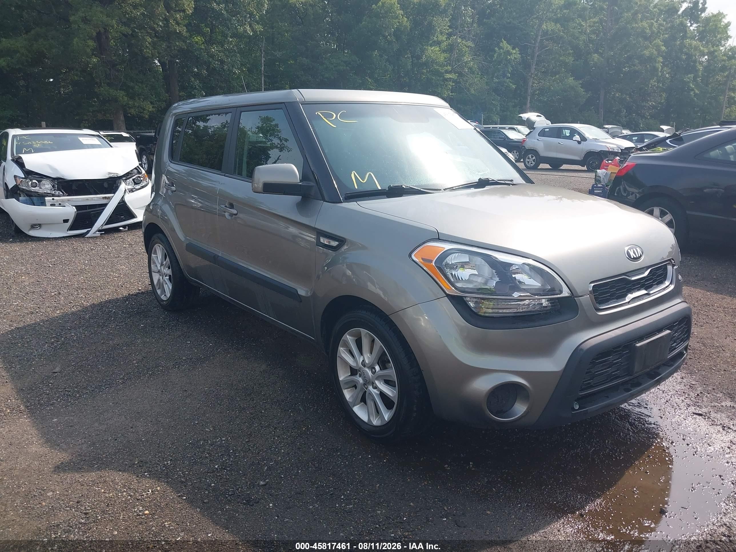 2013 Kia Soul   Gray vin: KNDJT2A57D7575176