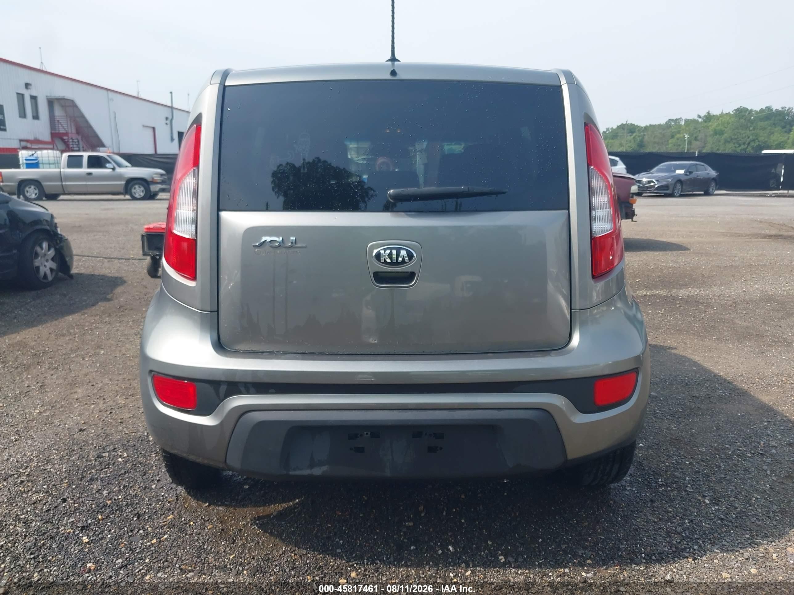 2013 Kia Soul Gray vin: KNDJT2A57D7575176