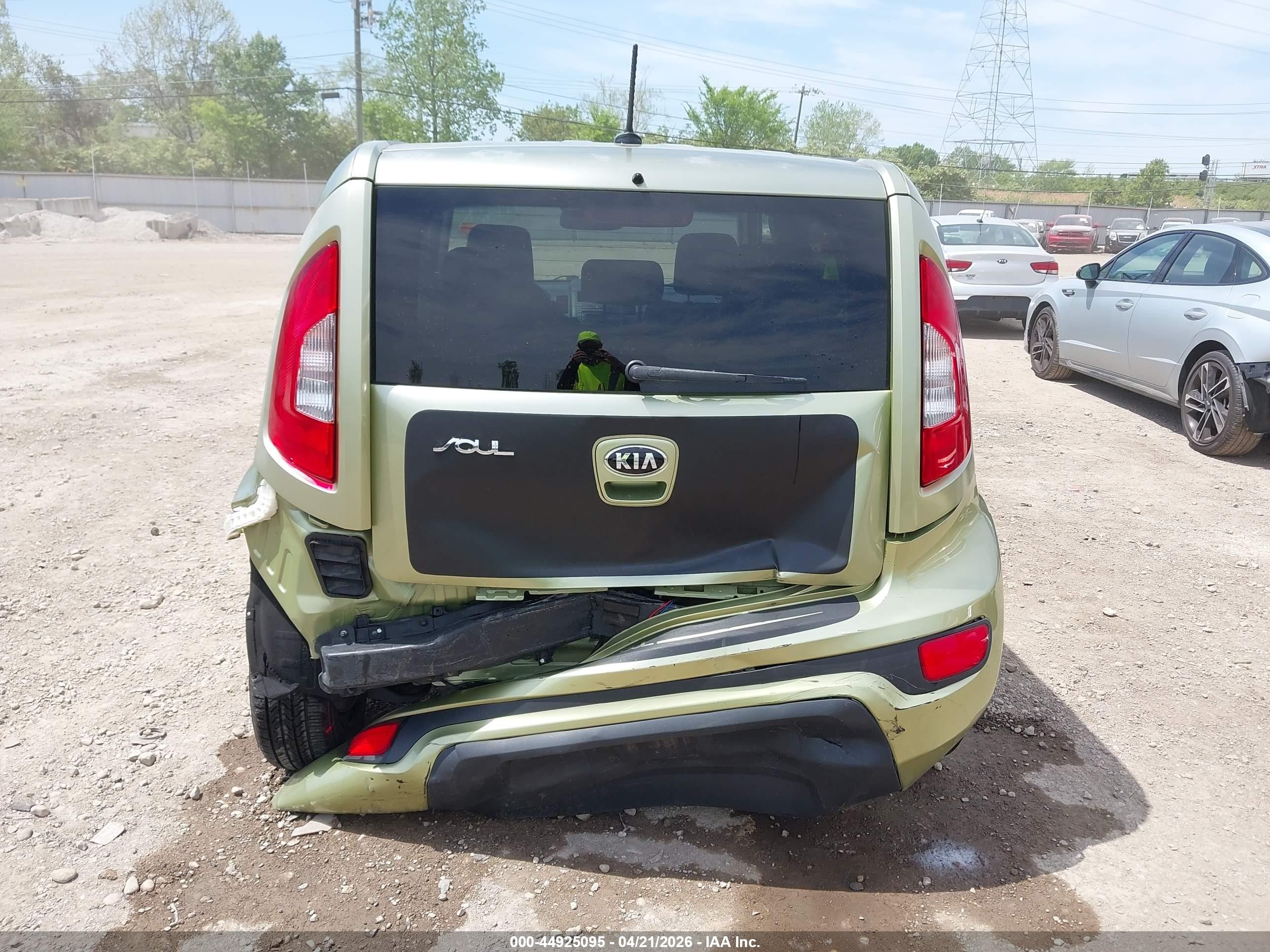 2013 Kia Soul   Green vin: KNDJT2A57D7612372