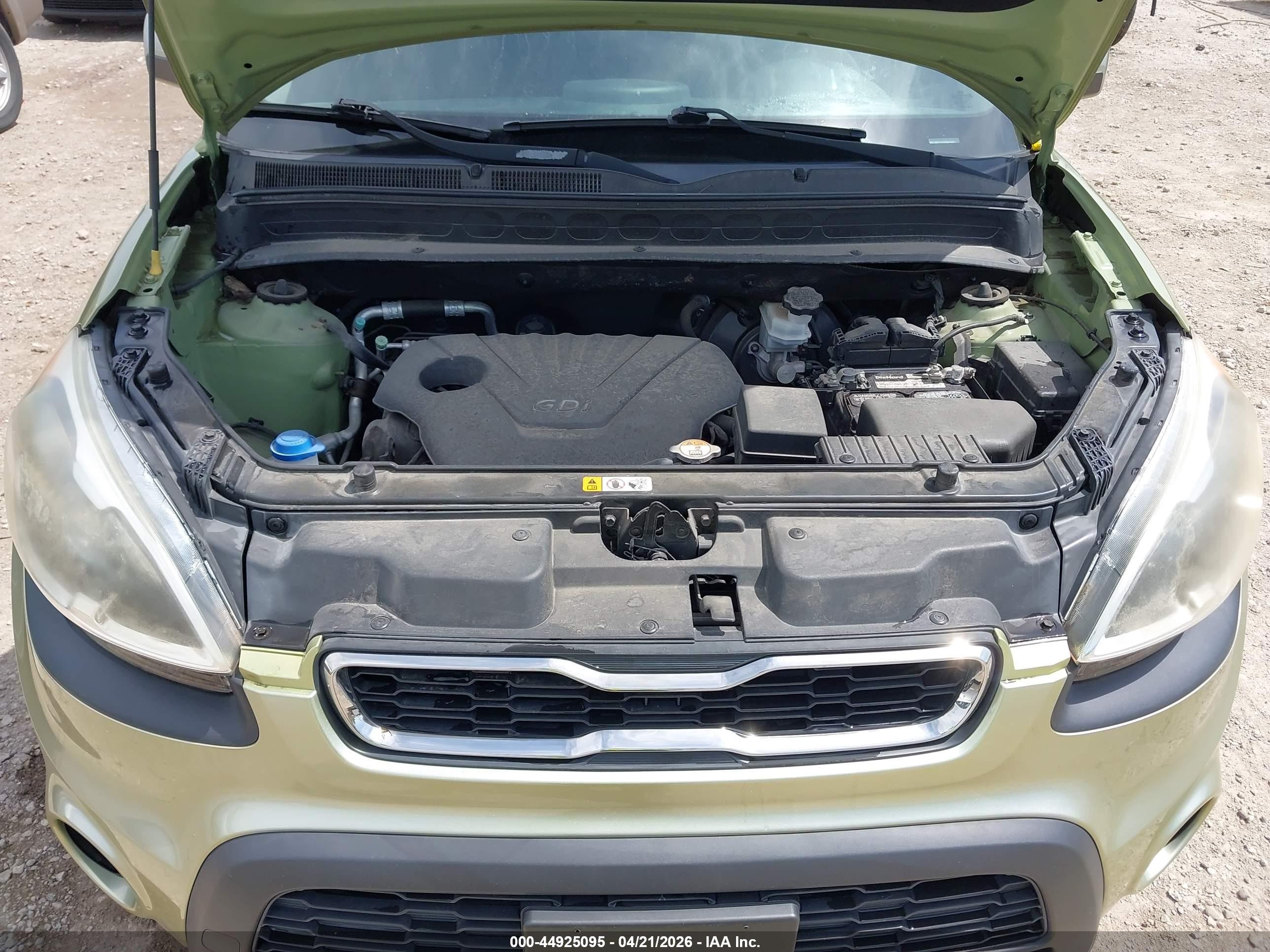 2013 Kia Soul   Green vin: KNDJT2A57D7612372