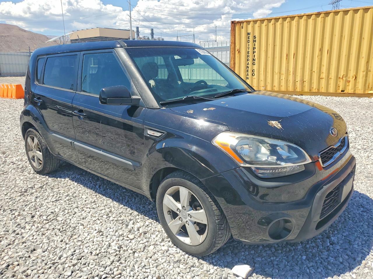 2013 Kia Soul Base Black vin: KNDJT2A57D7613263