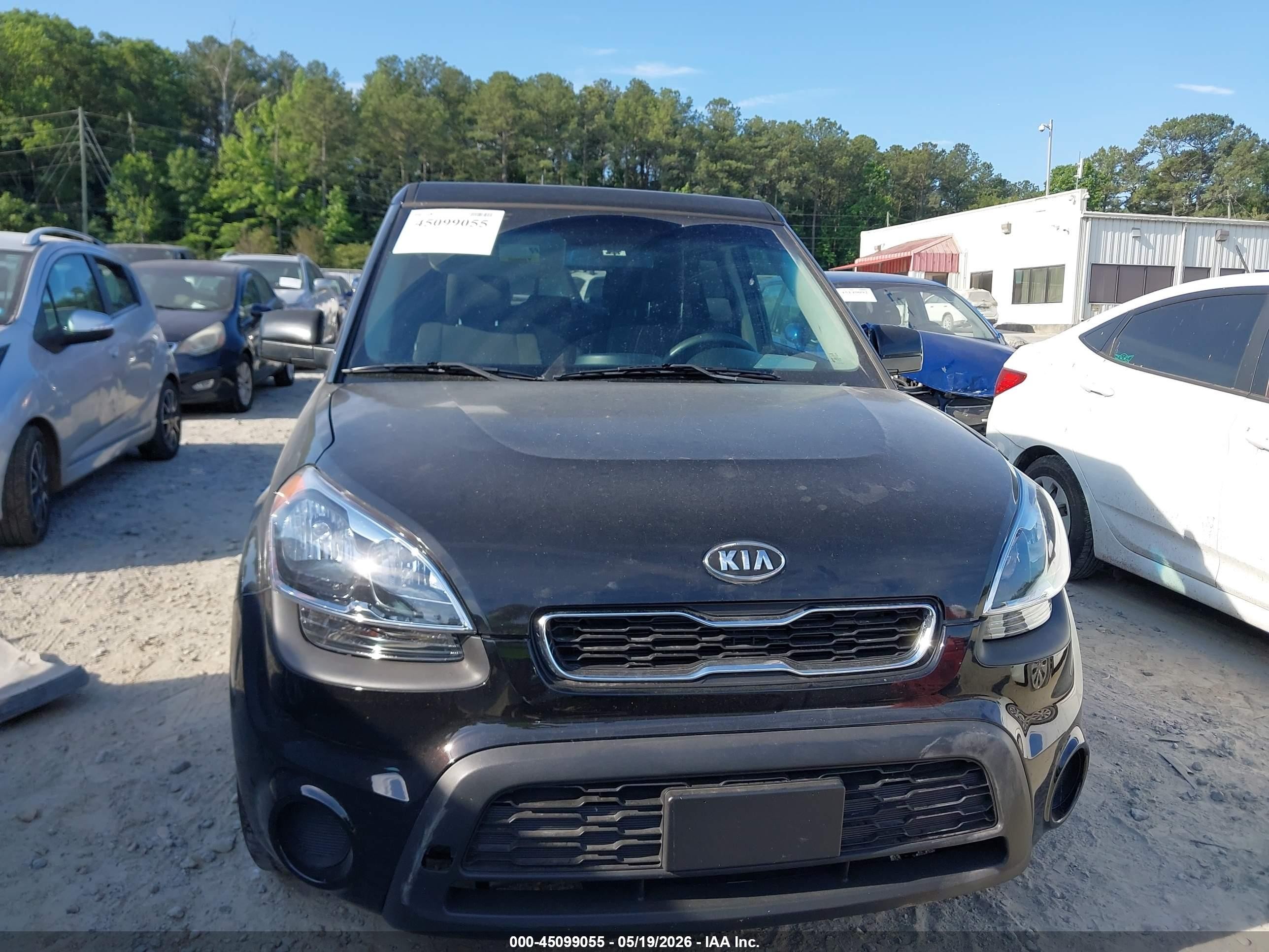 2012 Kia Soul   Black vin: KNDJT2A58C7748623