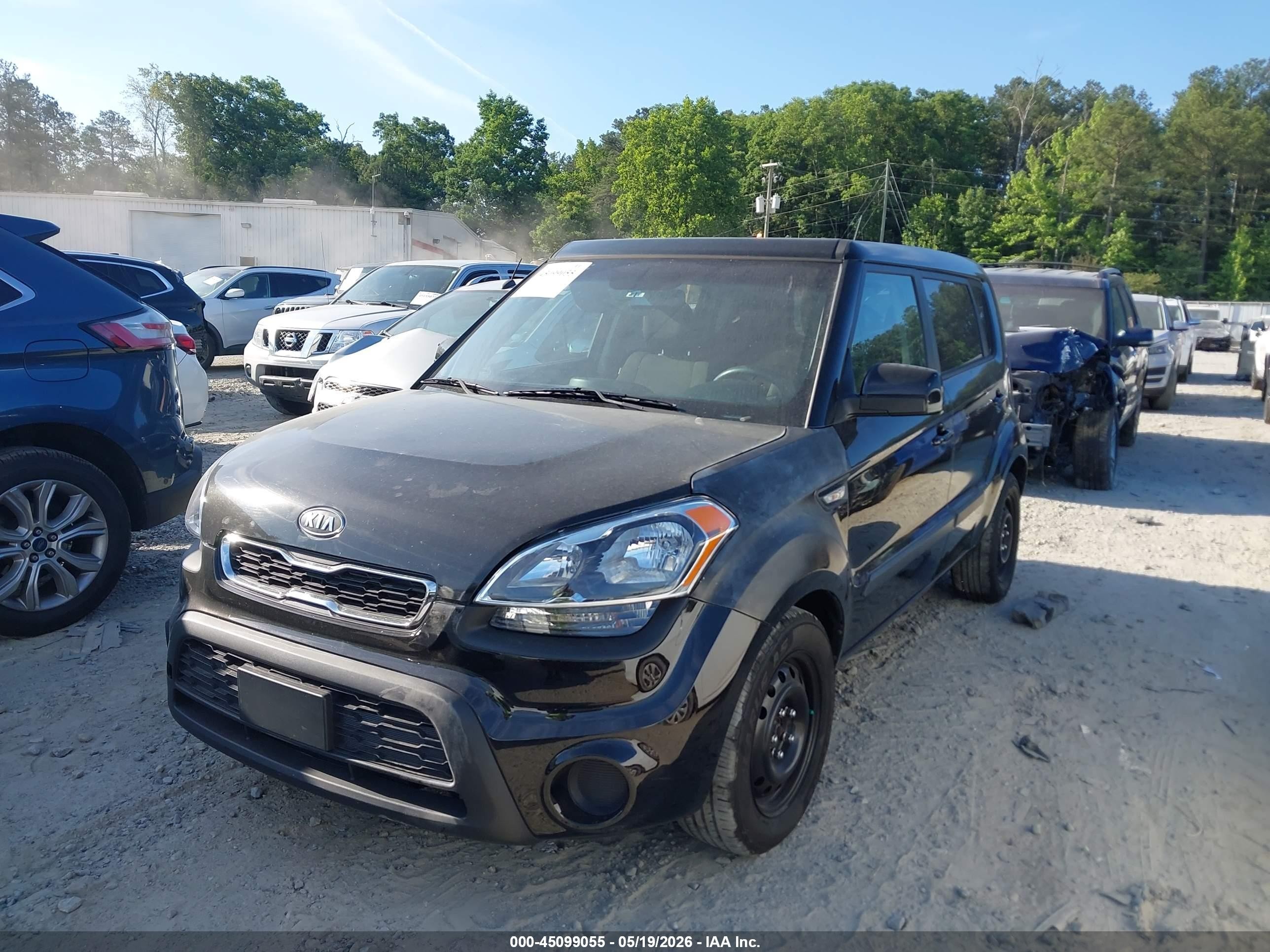 2012 Kia Soul   Black vin: KNDJT2A58C7748623