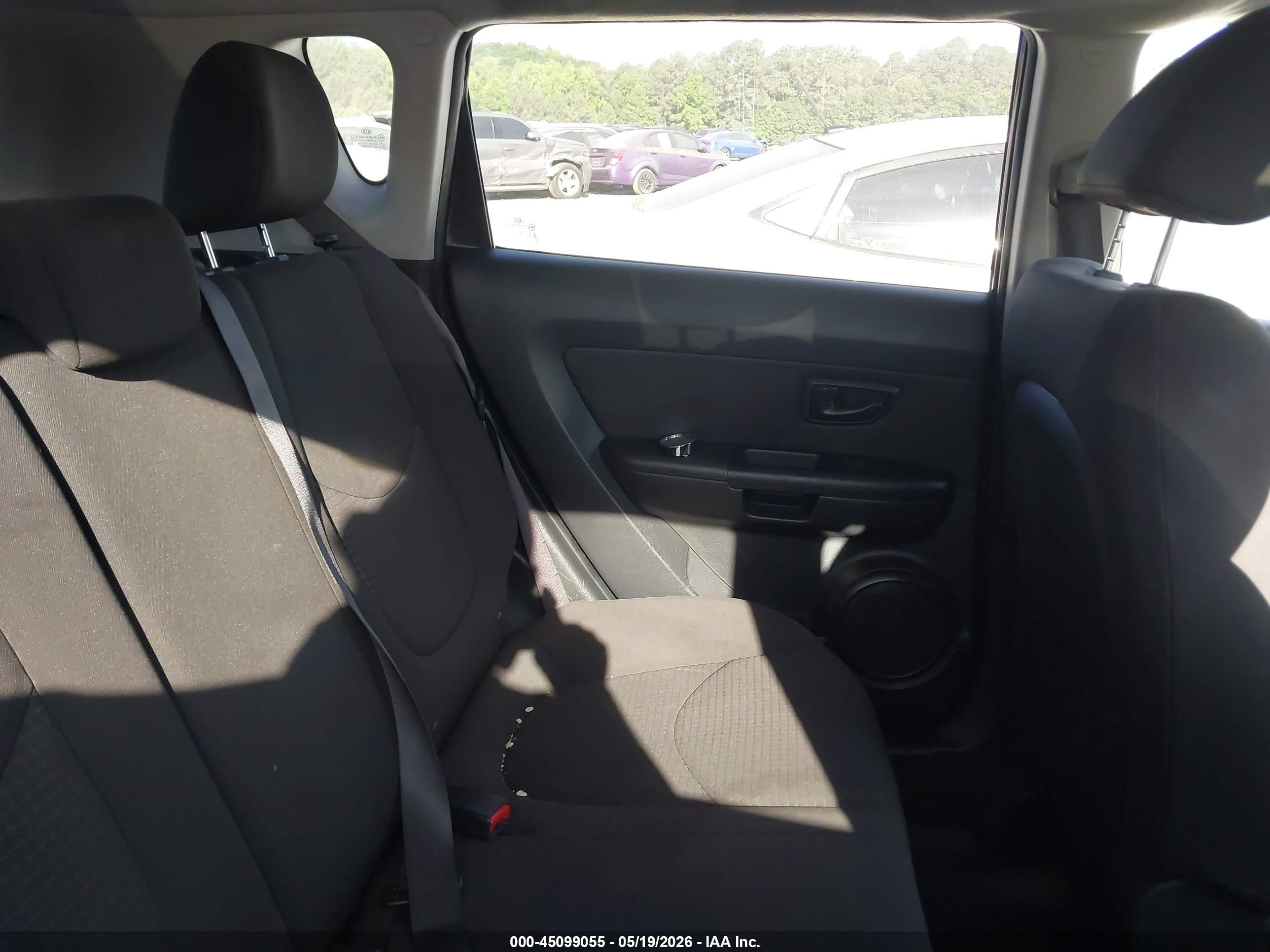 2012 Kia Soul   Black vin: KNDJT2A58C7748623