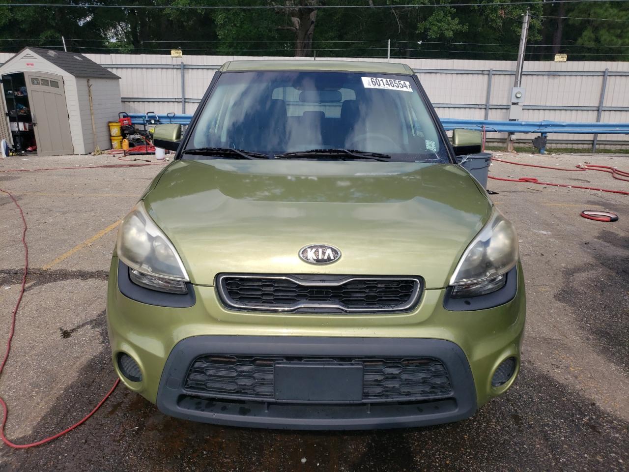 2013 Kia Soul Green vin: KNDJT2A58D7482215