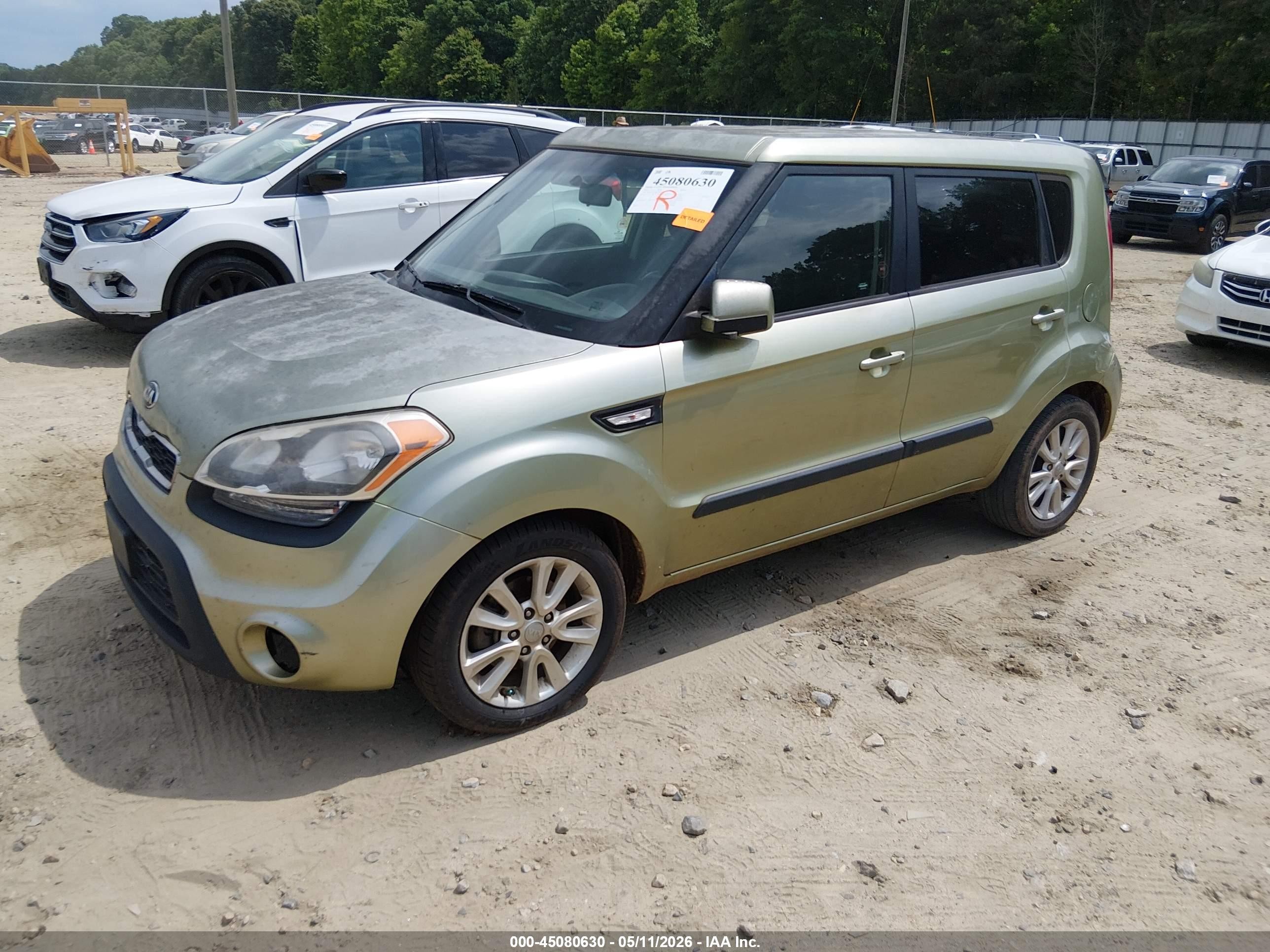 2013 Kia Soul   Green vin: KNDJT2A58D7591936