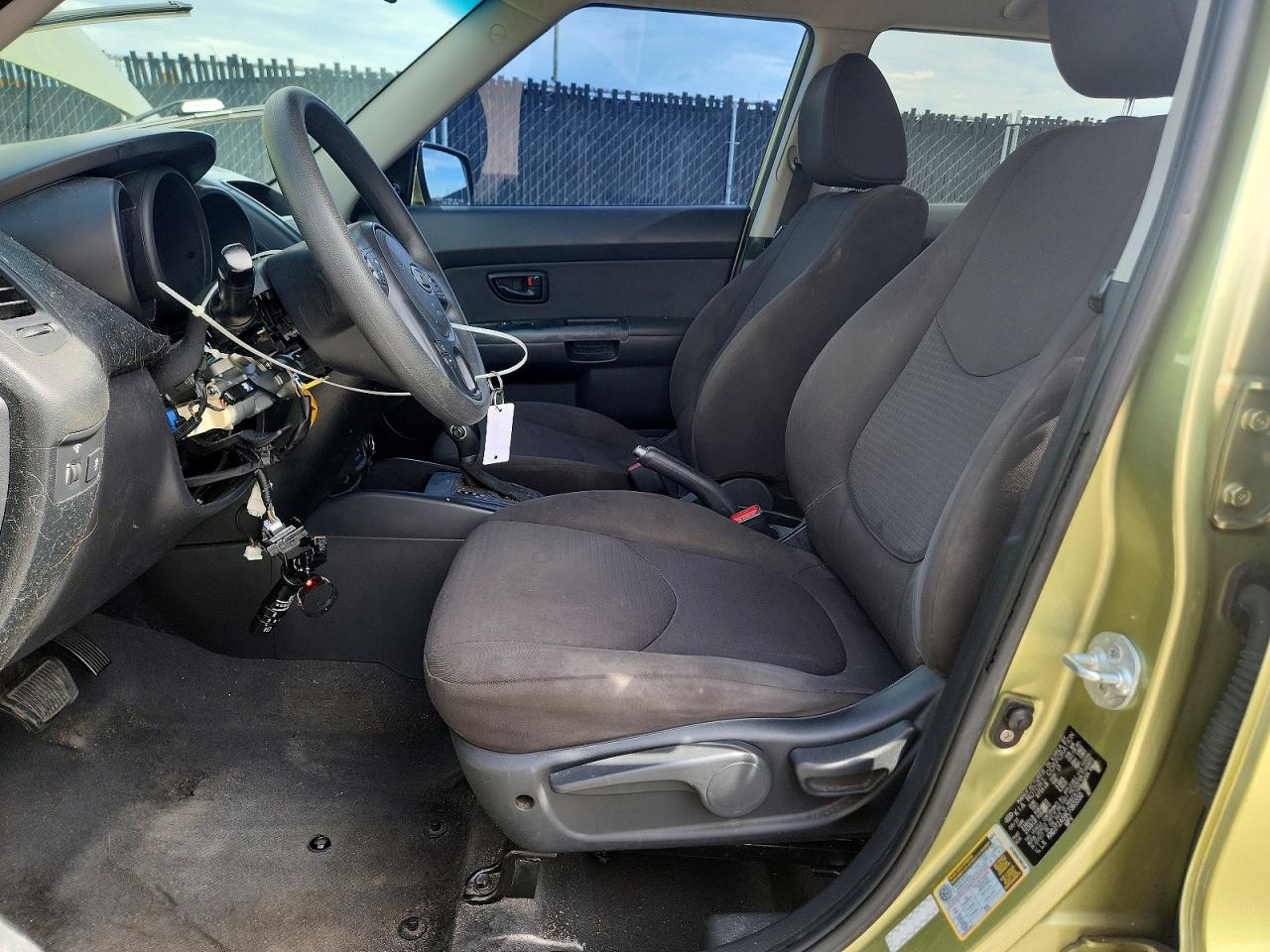 2012 Kia Soul Base Green vin: KNDJT2A59C7365550