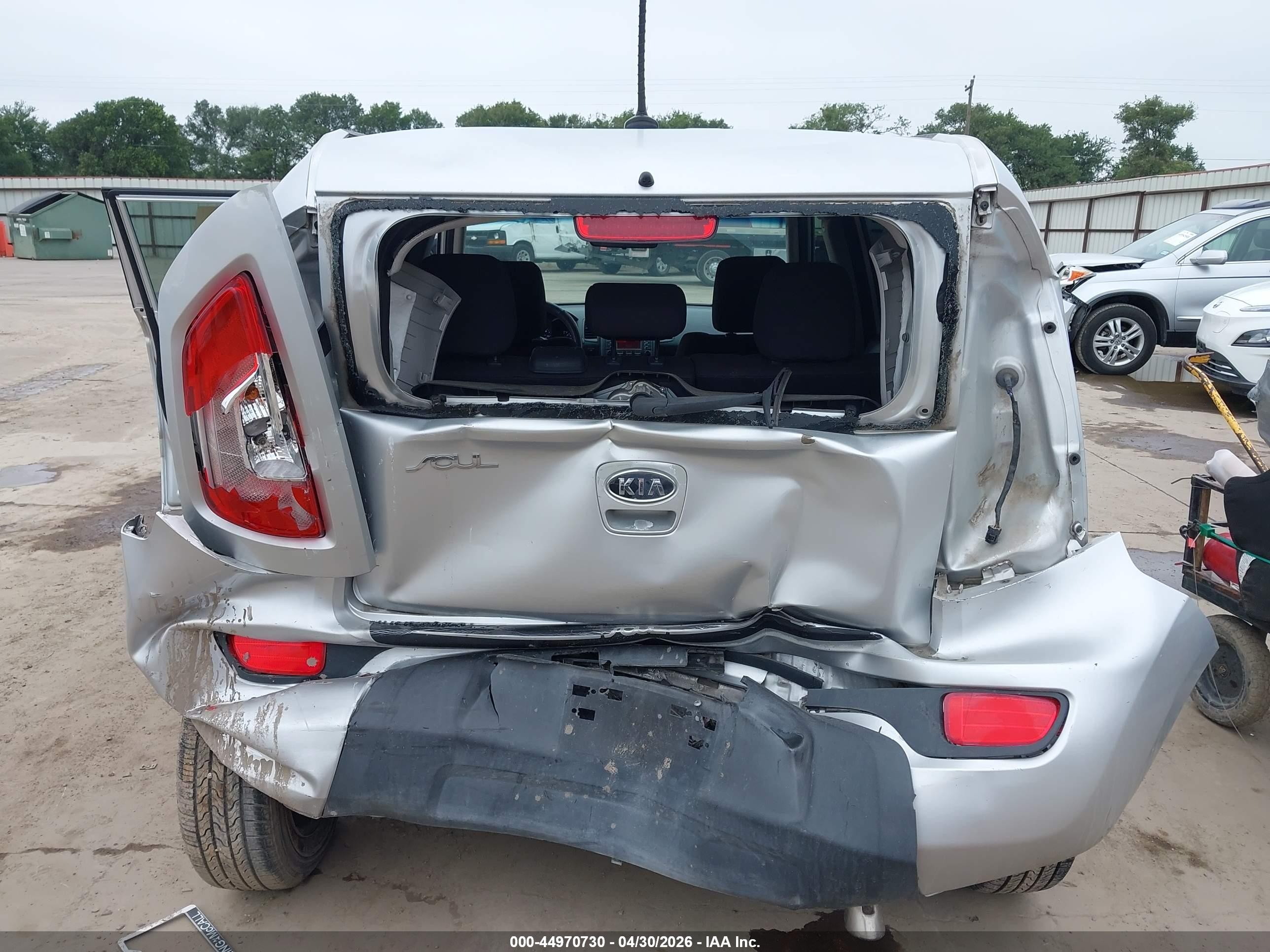 2012 Kia Soul   Silver vin: KNDJT2A59C7390061