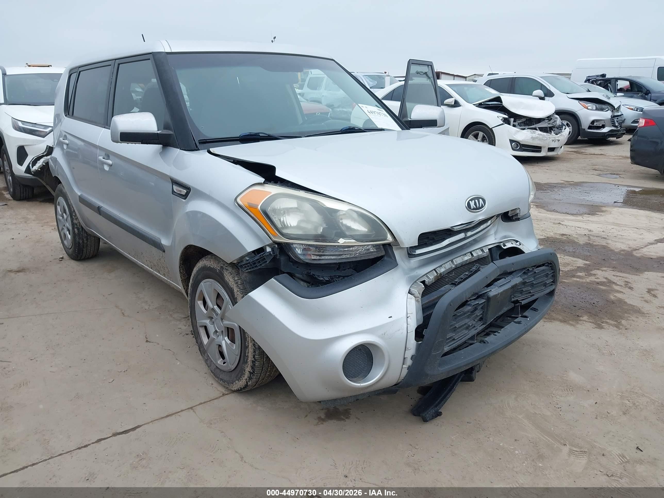 2012 Kia Soul   Silver vin: KNDJT2A59C7390061