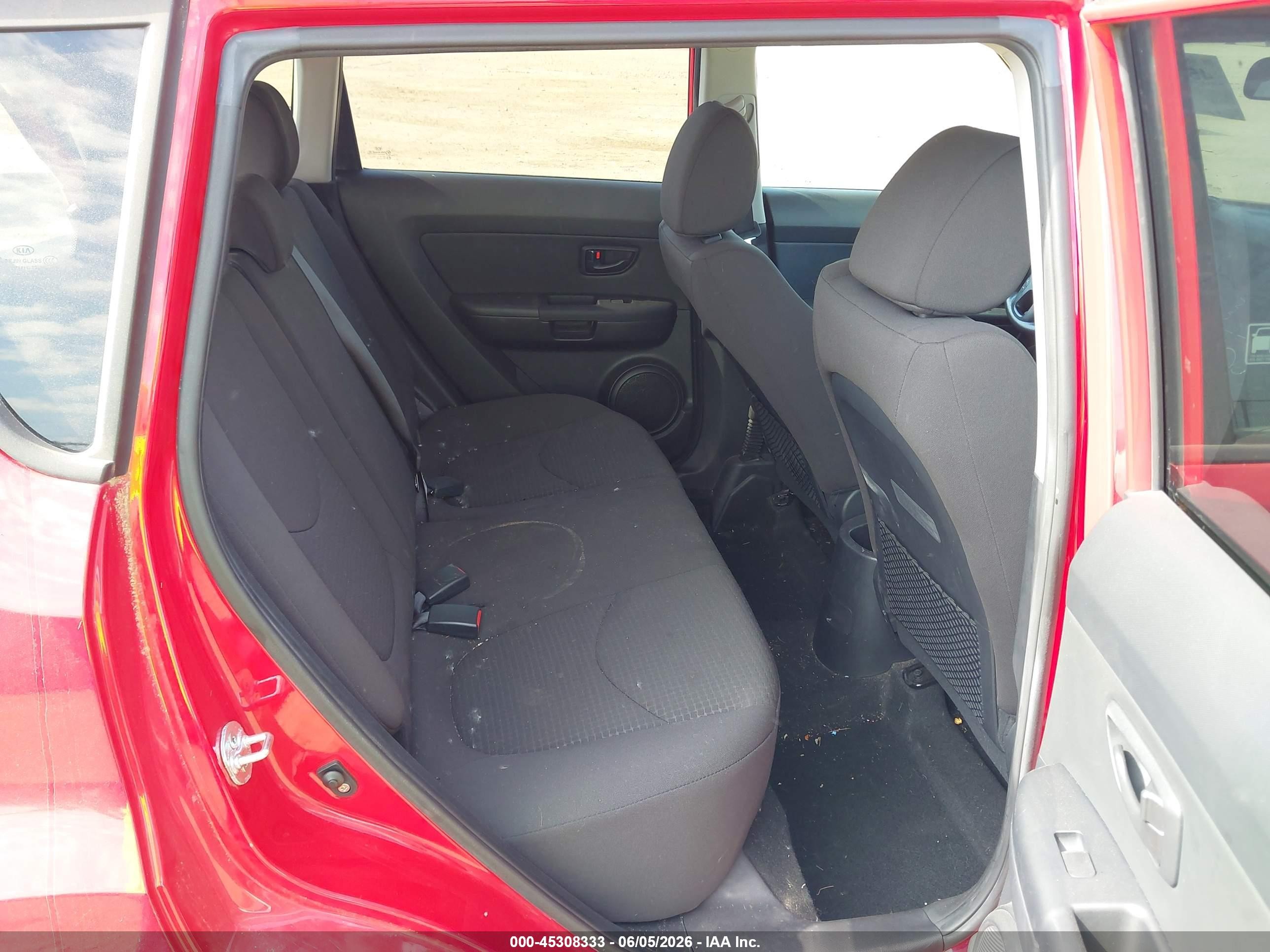 2013 Kia Soul   Красный vin: KNDJT2A59D7485902