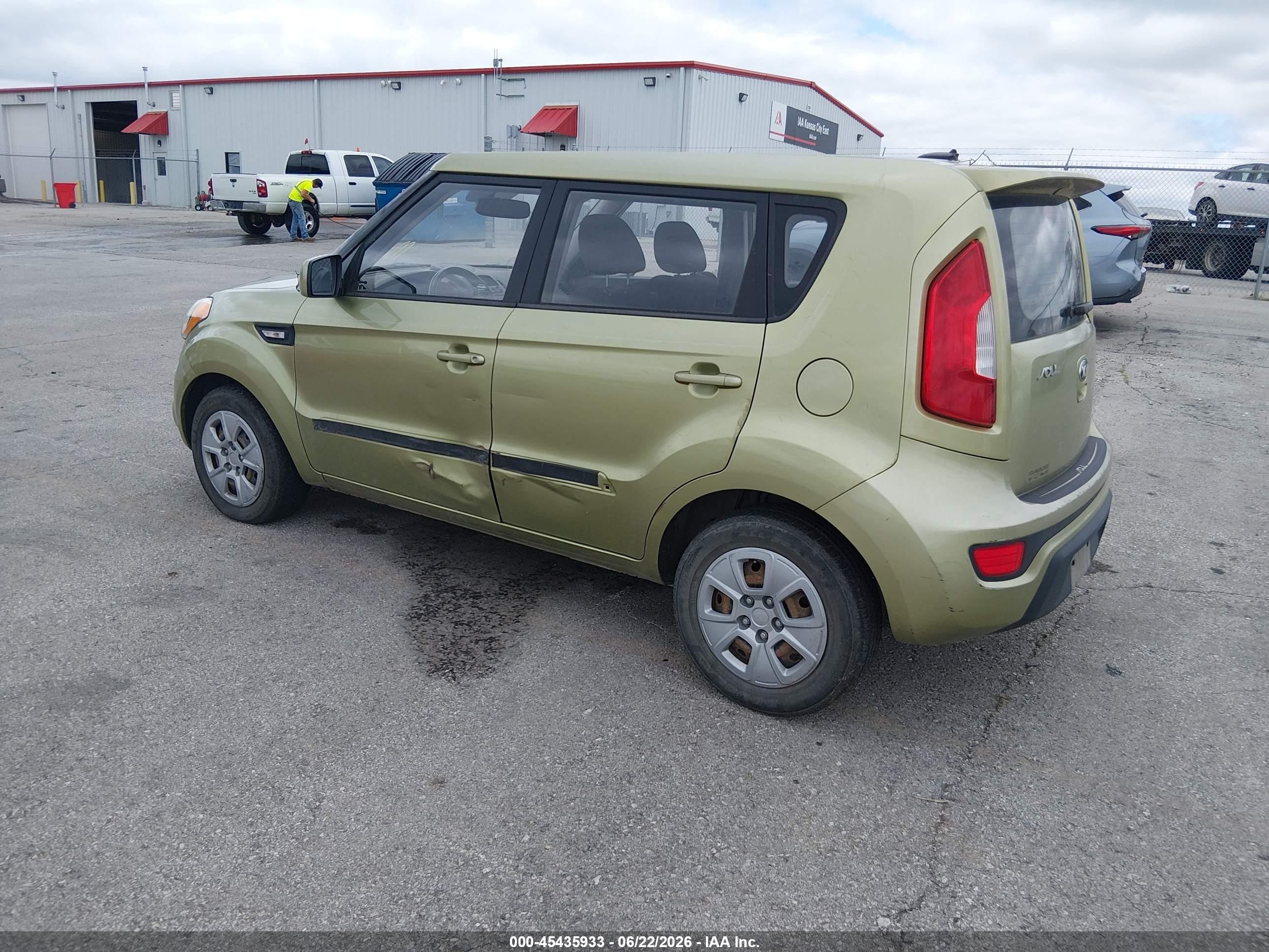 2013 Kia Soul   Green vin: KNDJT2A59D7487035