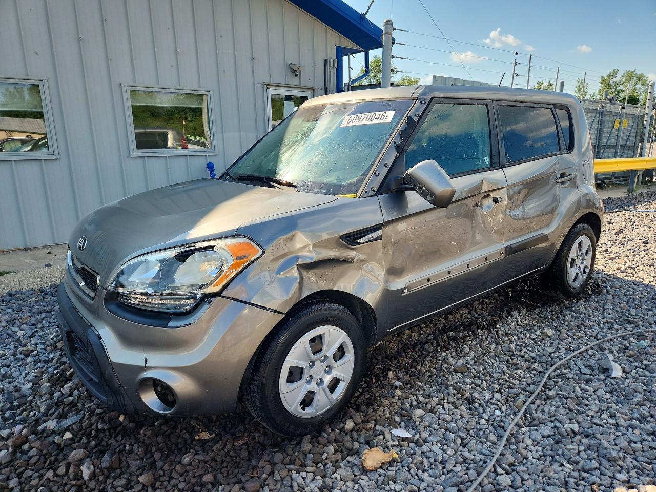 2013 Kia Soul Base Серый vin: KNDJT2A59D7490629