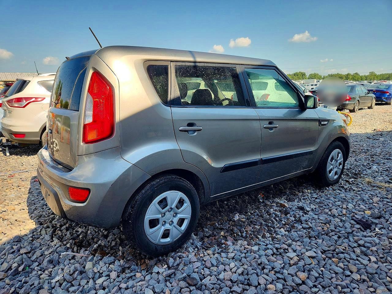 2013 Kia Soul Base Серый vin: KNDJT2A59D7490629