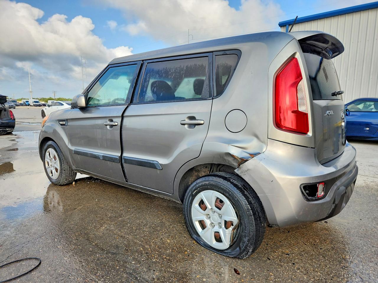 2013 Kia Soul Base Серый vin: KNDJT2A59D7493563