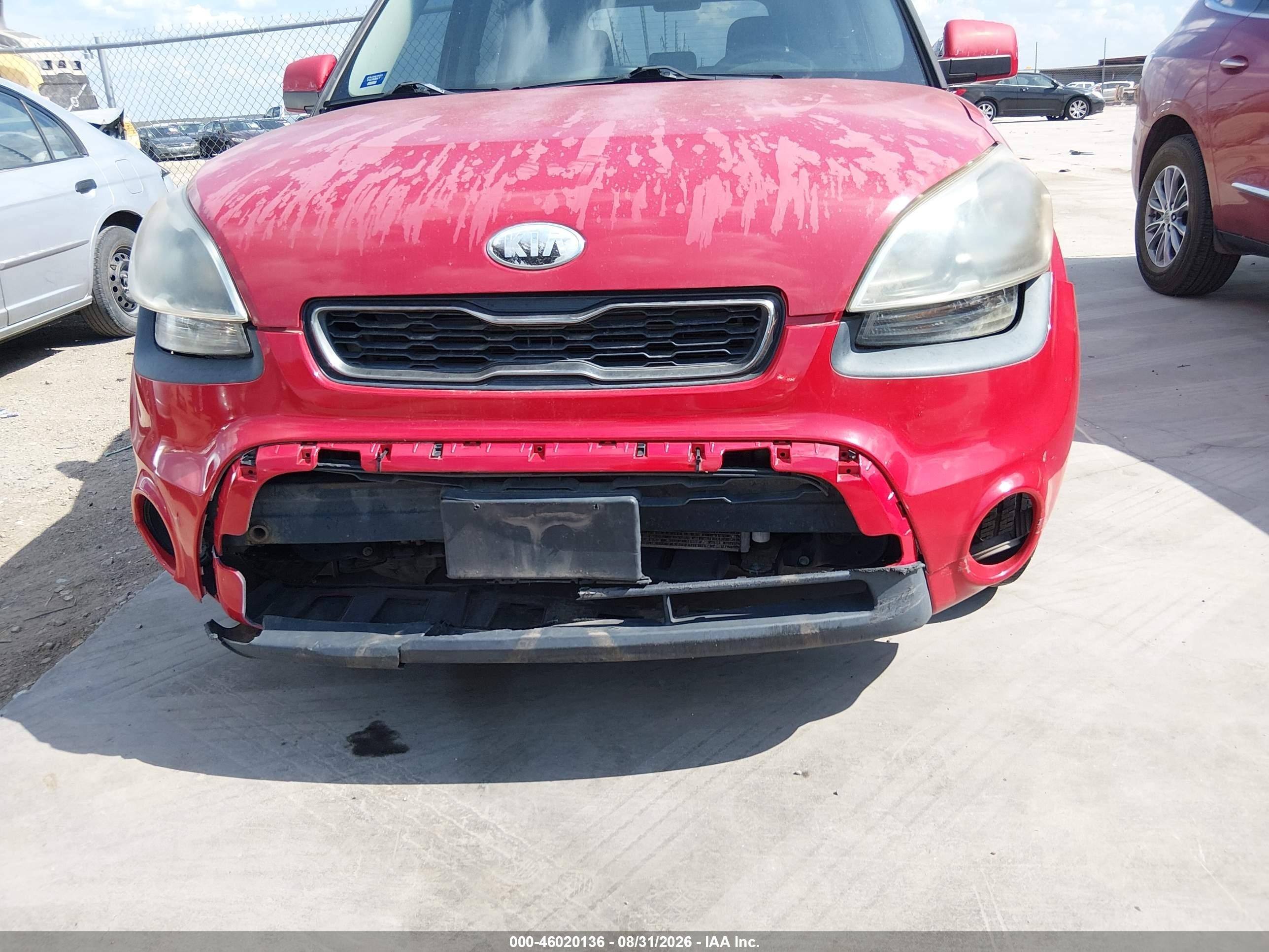 2013 Kia Soul   Red vin: KNDJT2A59D7496124