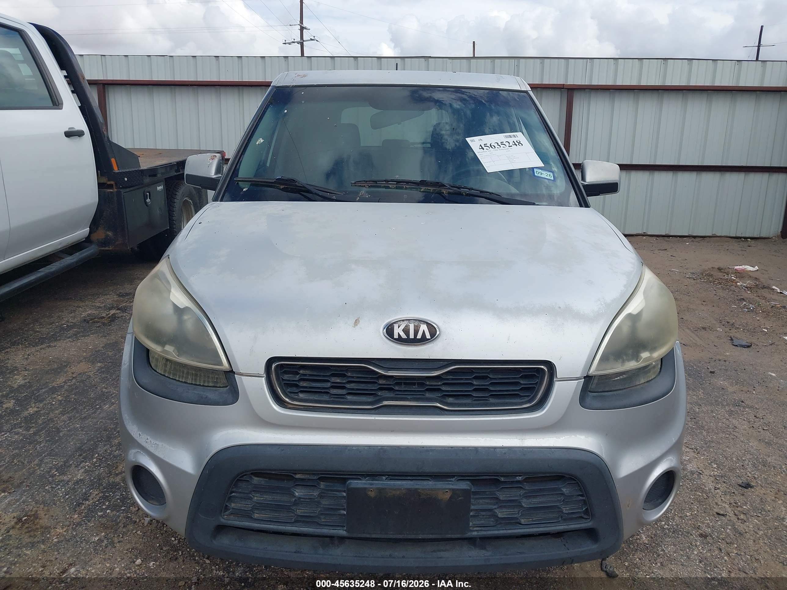 2013 Kia Soul   Серебряный vin: KNDJT2A59D7509177