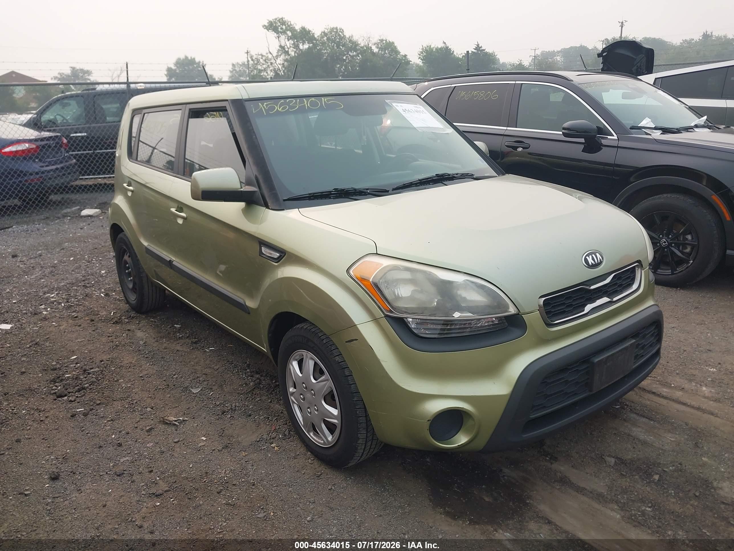 2013 Kia Soul   Green vin: KNDJT2A59D7521233