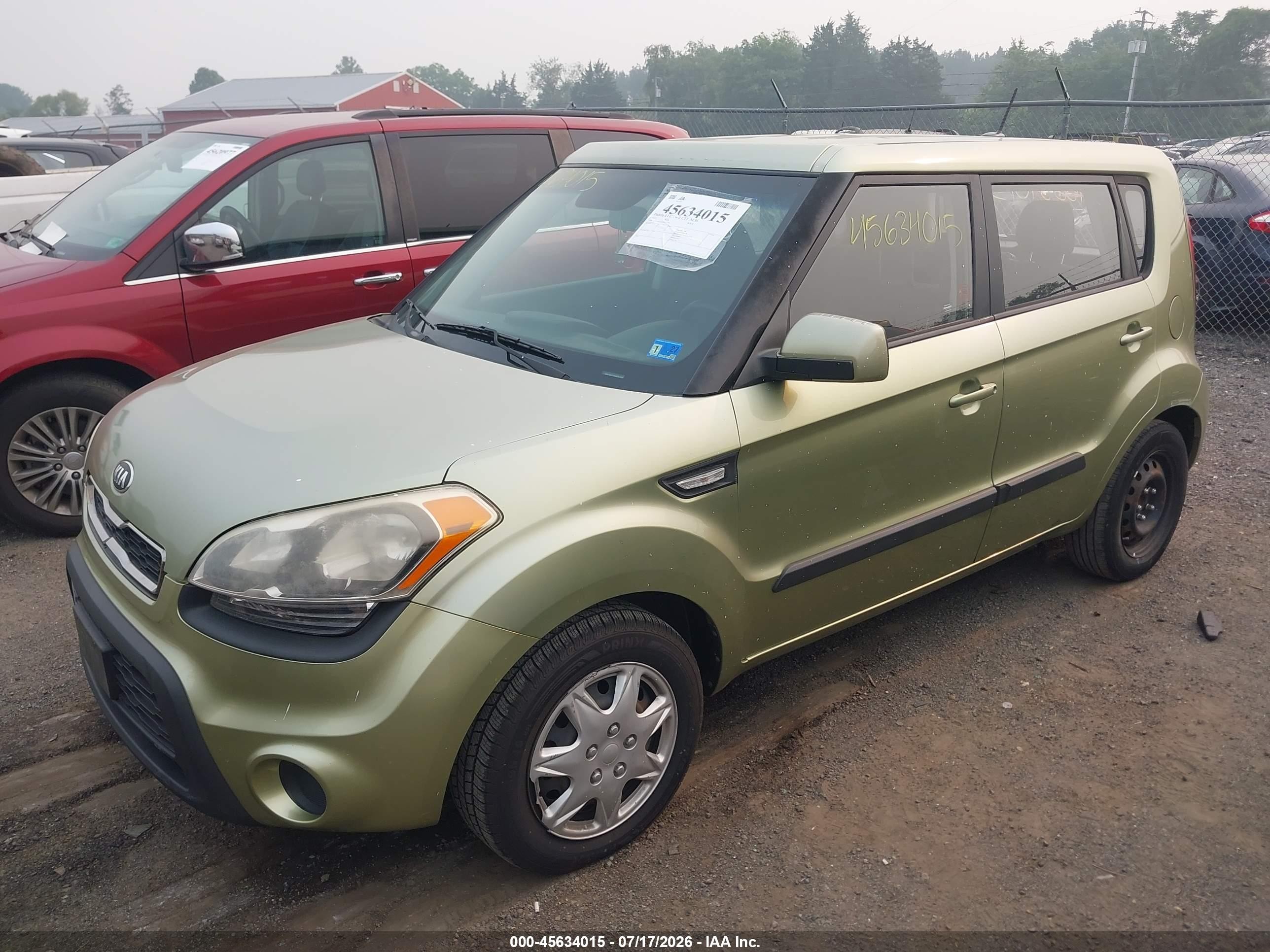 2013 Kia Soul   Green vin: KNDJT2A59D7521233