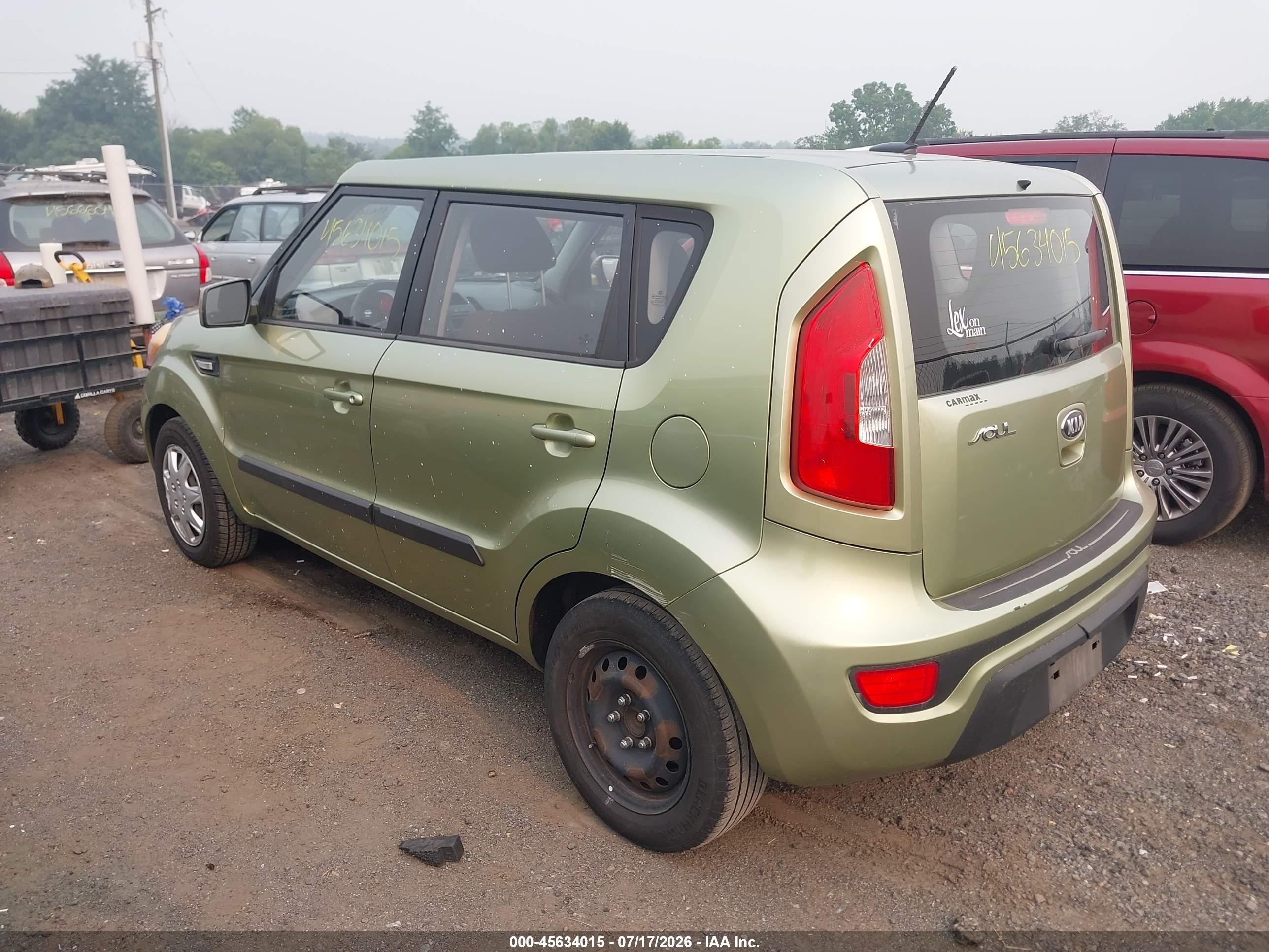 2013 Kia Soul   Green vin: KNDJT2A59D7521233