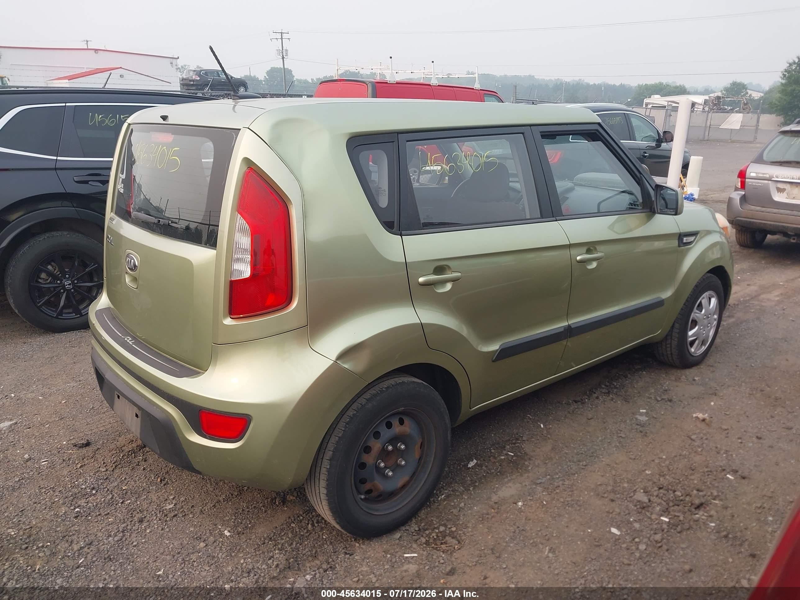 2013 Kia Soul   Green vin: KNDJT2A59D7521233