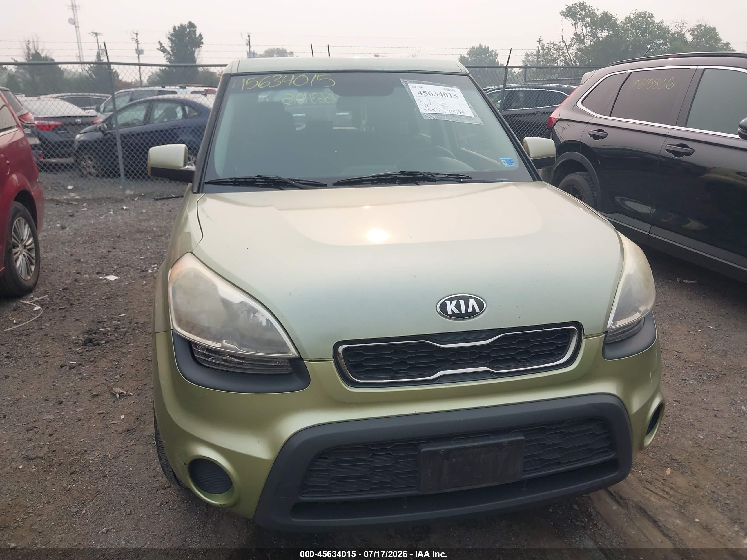 2013 Kia Soul   Green vin: KNDJT2A59D7521233