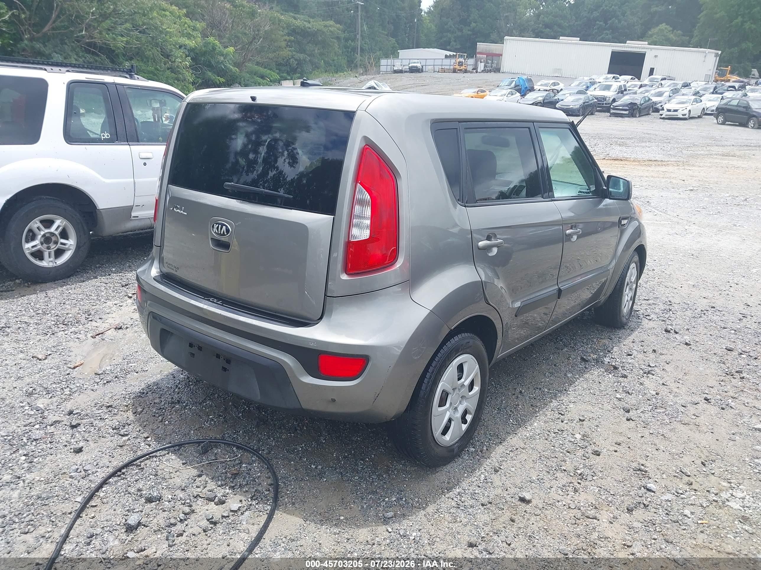 2013 Kia Soul   Gray vin: KNDJT2A59D7527291
