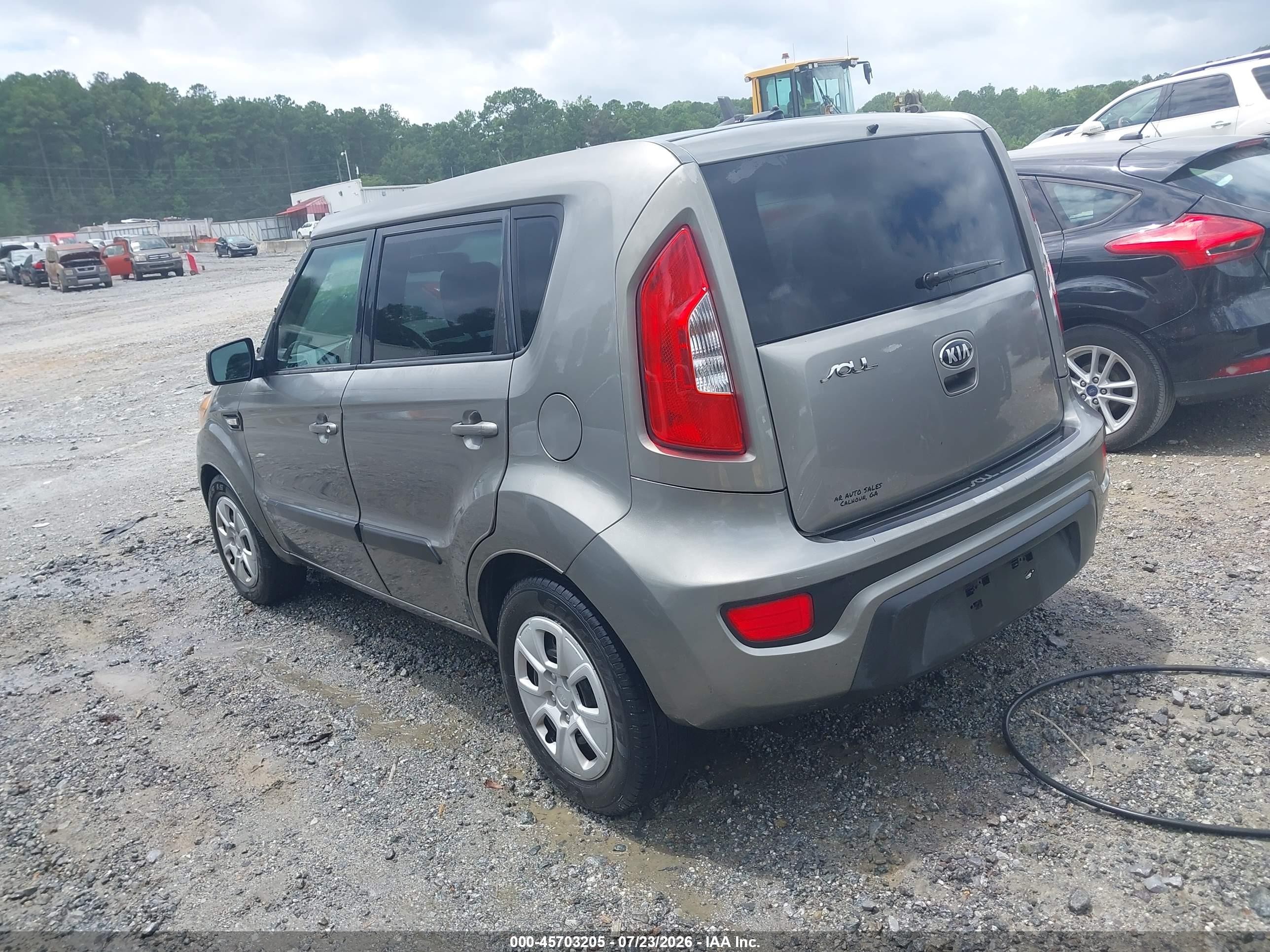 2013 Kia Soul   Gray vin: KNDJT2A59D7527291
