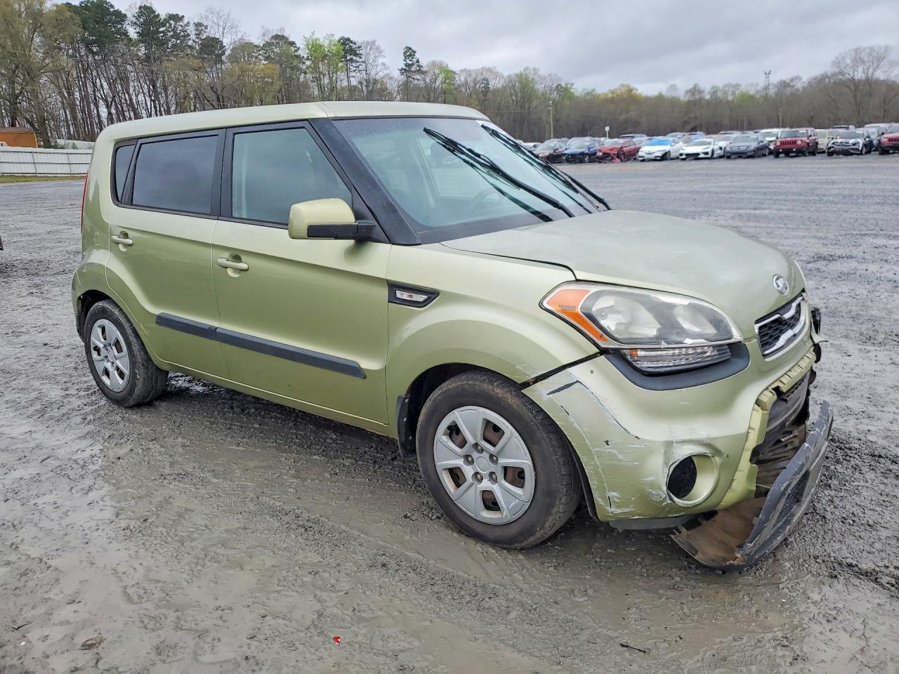 2013 Kia Soul Base Green vin: KNDJT2A59D7543765
