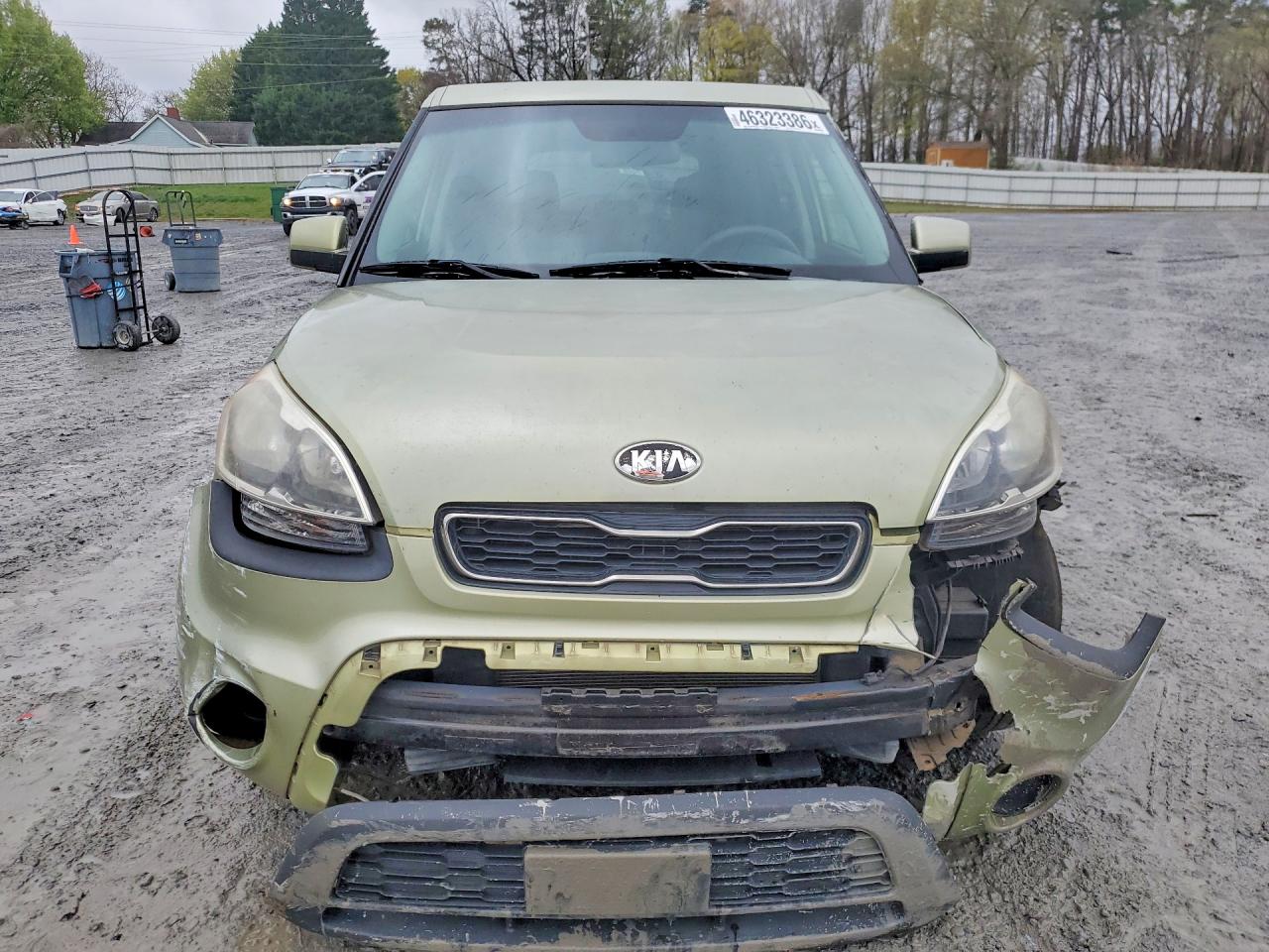 2013 Kia Soul Base Green vin: KNDJT2A59D7543765