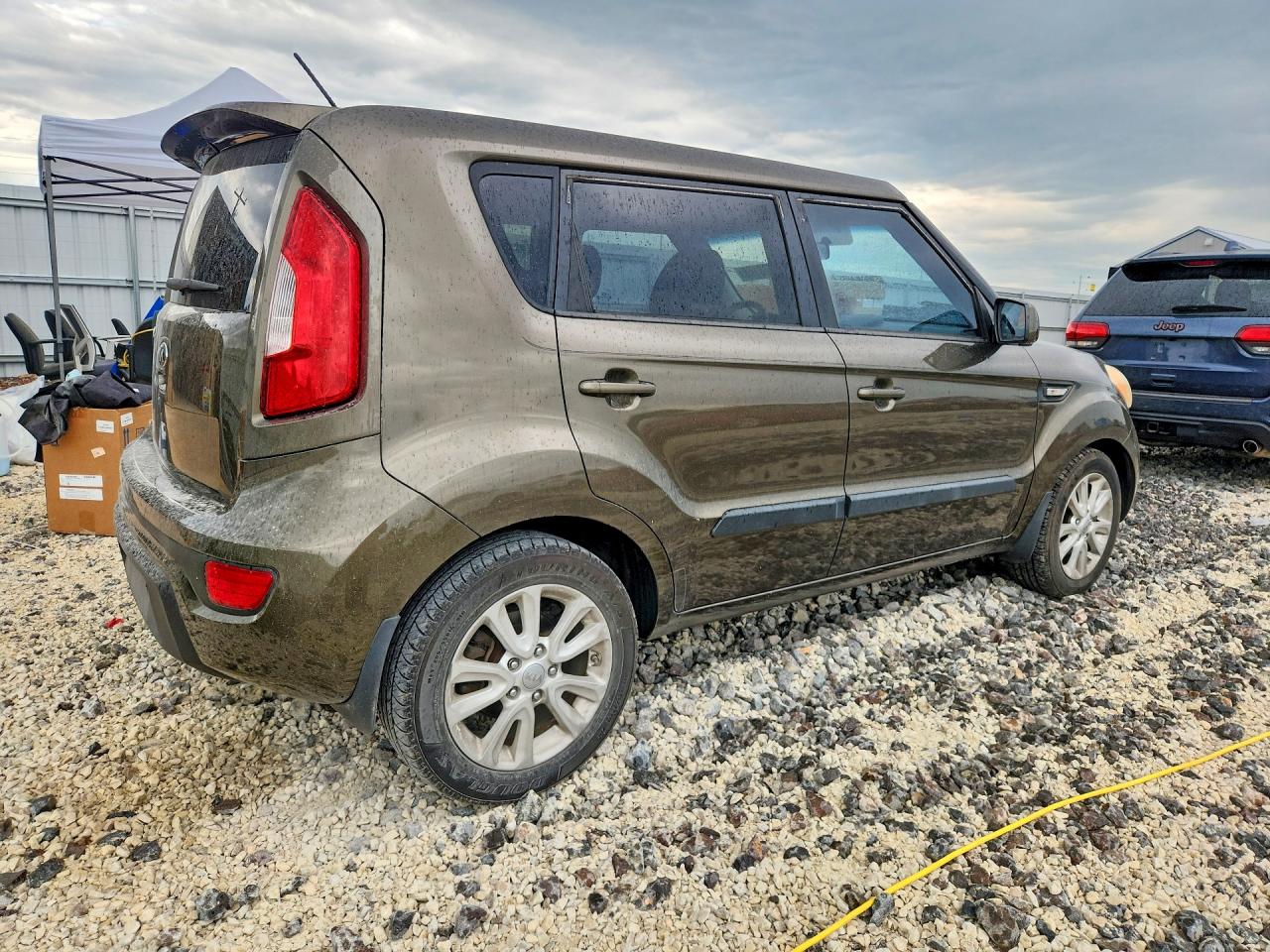 2013 Kia Soul Base Green vin: KNDJT2A59D7551719