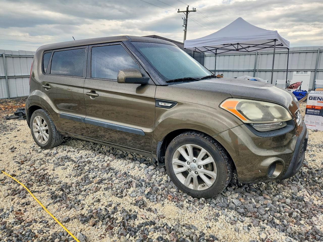 2013 Kia Soul Base Green vin: KNDJT2A59D7551719