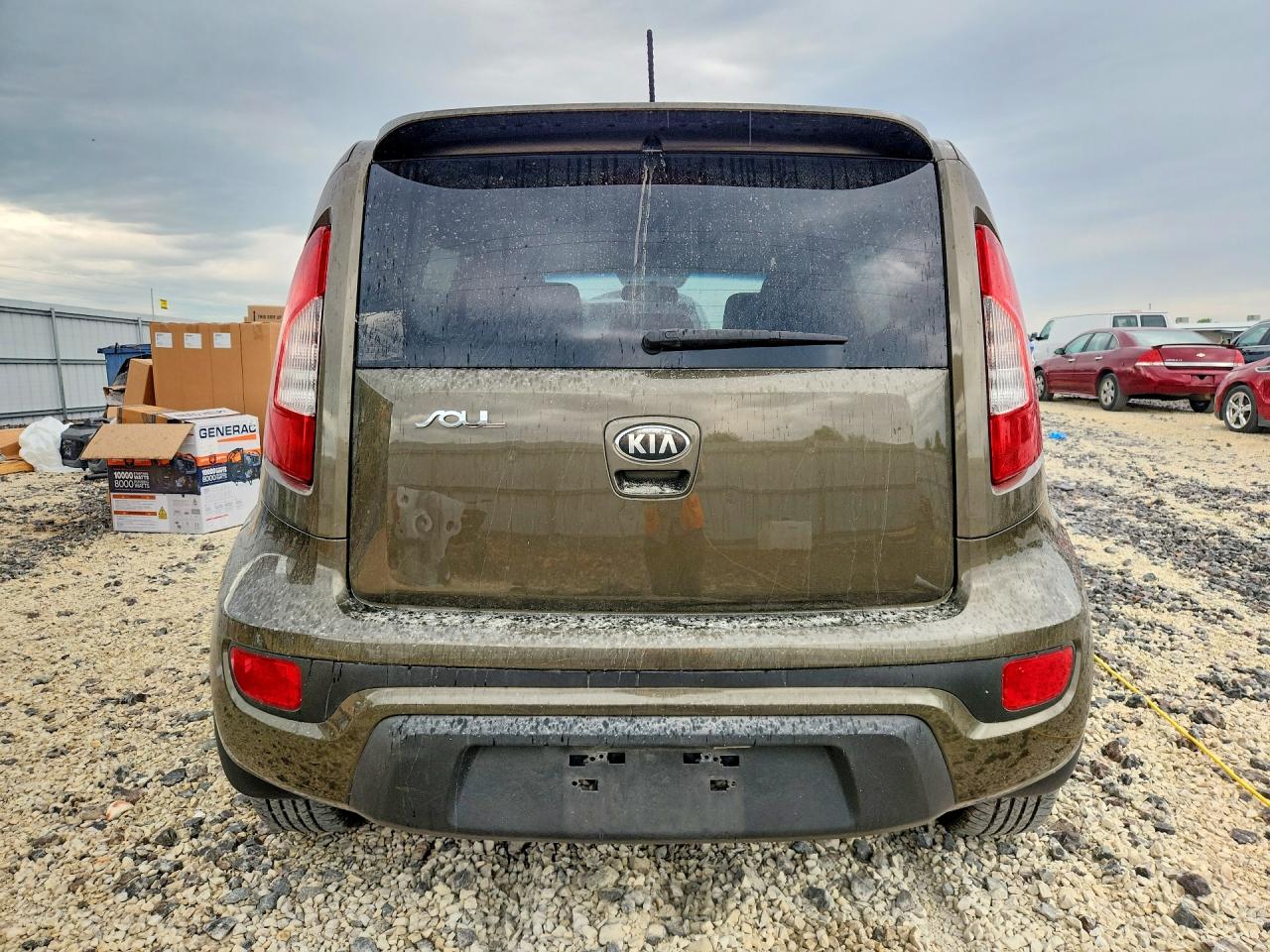 2013 Kia Soul Base Green vin: KNDJT2A59D7551719