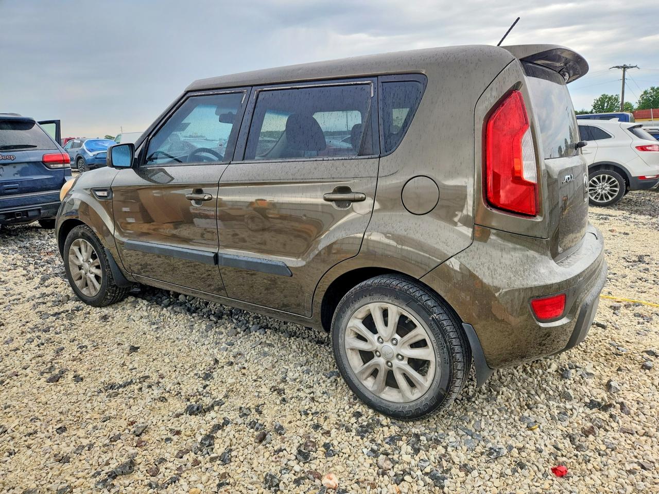 2013 Kia Soul Base Green vin: KNDJT2A59D7551719