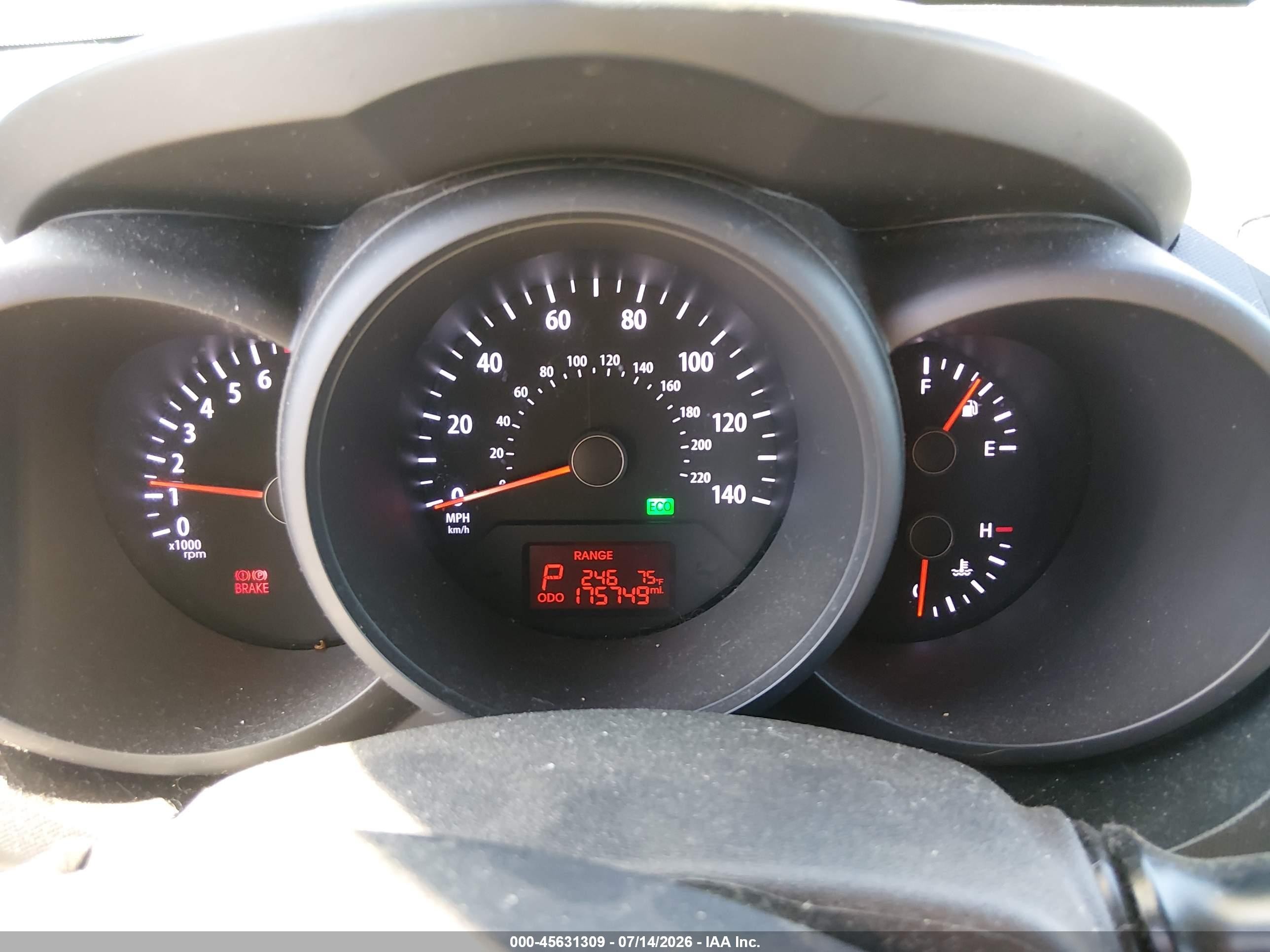 2013 Kia Soul   Черный vin: KNDJT2A59D7566320