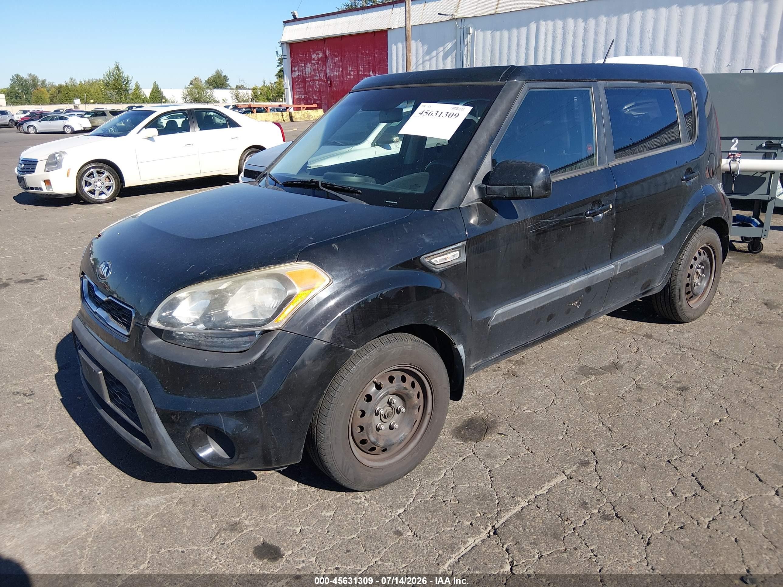 2013 Kia Soul   Черный vin: KNDJT2A59D7566320