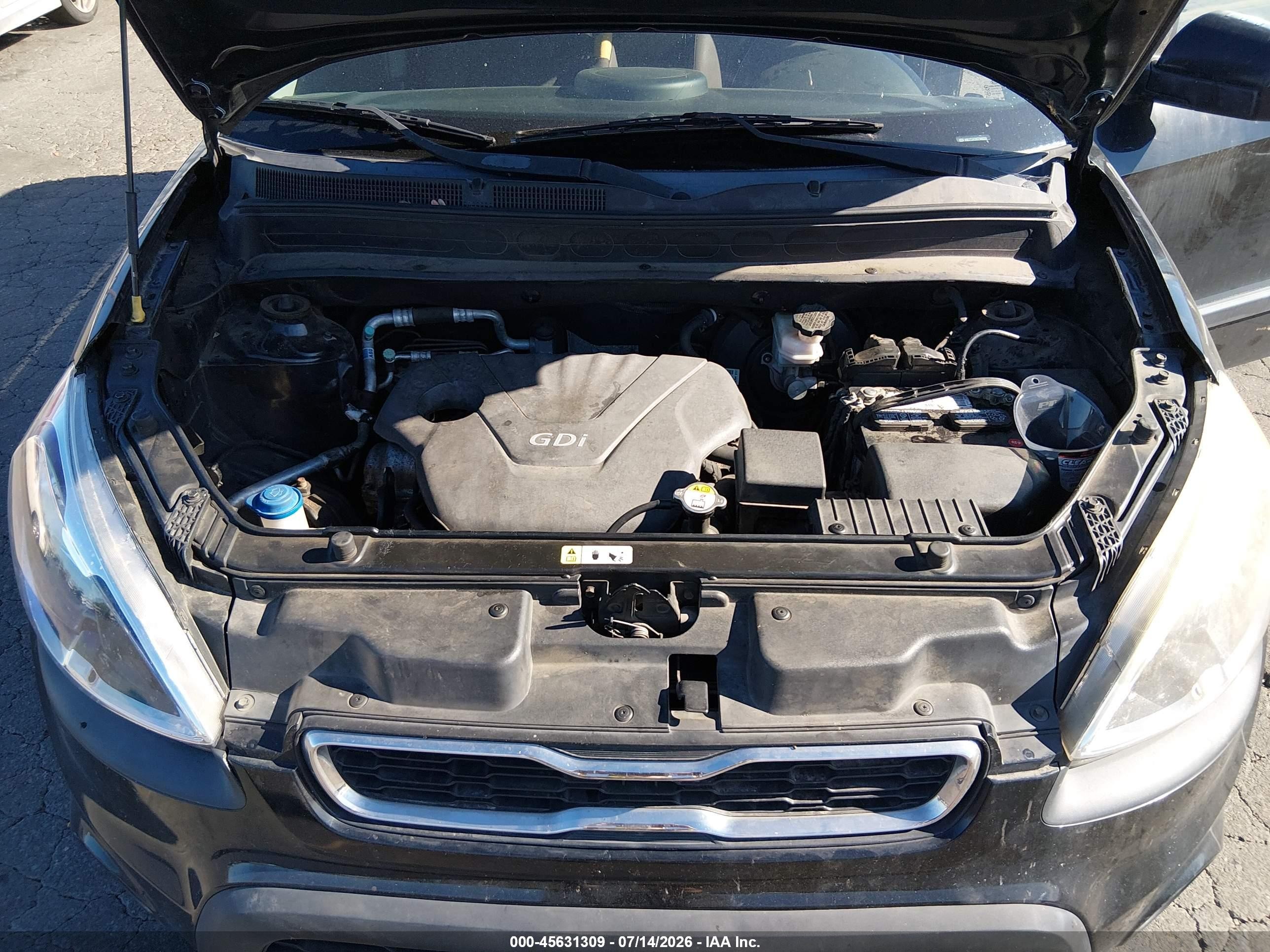 2013 Kia Soul   Черный vin: KNDJT2A59D7566320